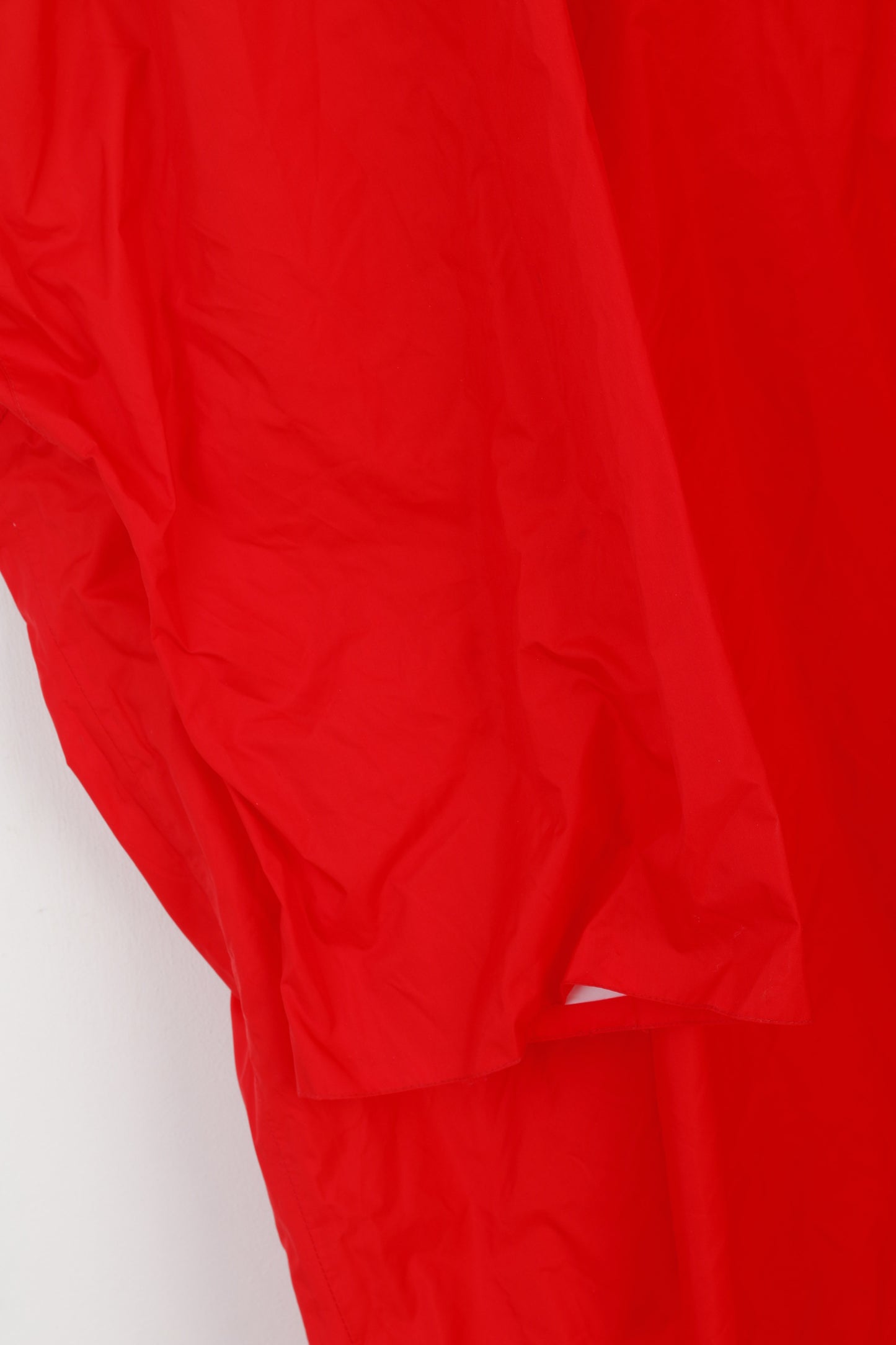 K-WAY Plus Uomo XXL Poncho Rosso Vintage Nylon Impermeabile Impermeabile con cappuccio Unisex