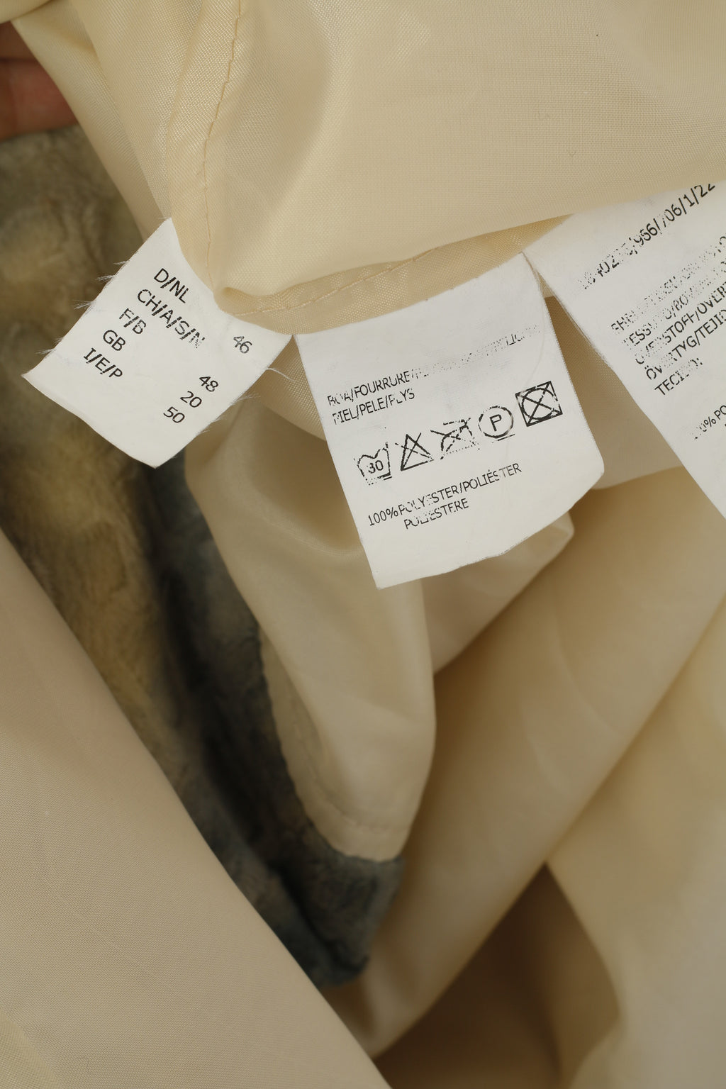 Gelco Women 20 50 XXL Vest Beige Full Zipper Bodywarmer Classic Top