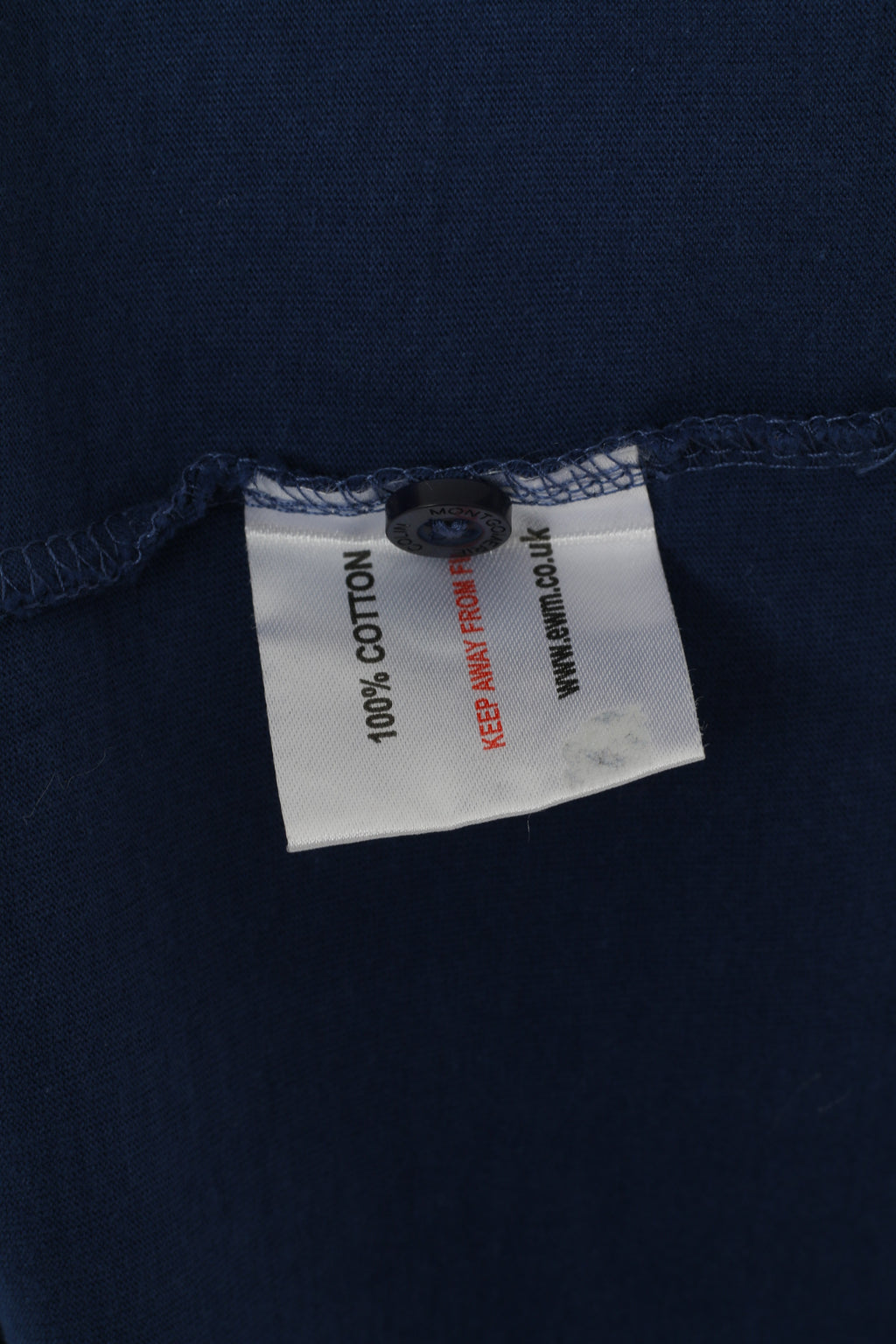 Colin Montgomerie Men XL Polo Shirt Navy Cotton Stretch Long Sleeve Golf Top