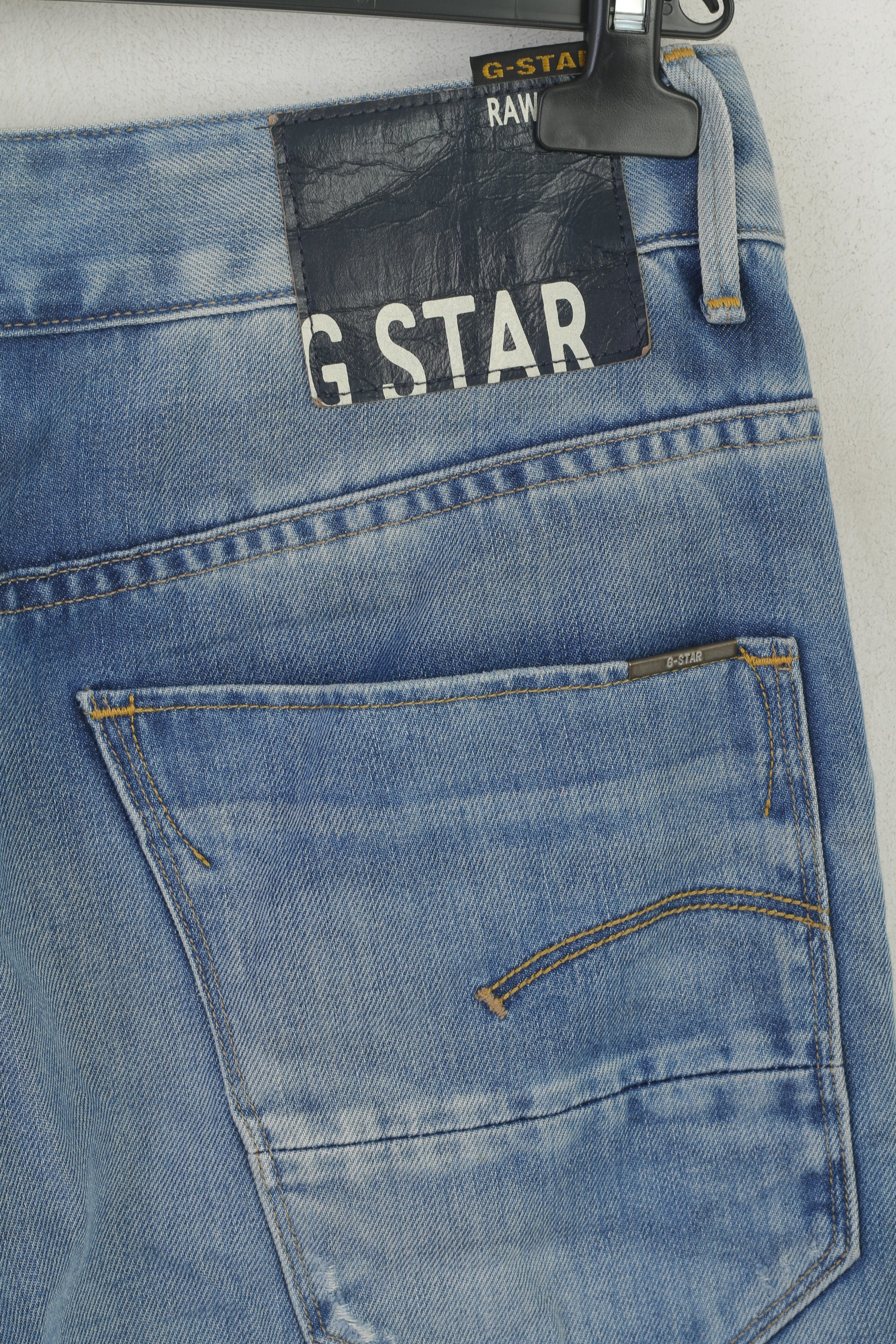 Pantaloni jeans G-Star Raw da donna 30 Pantaloni in denim affusolati larghi in cotone blu