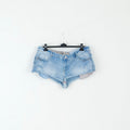 Denim Co. Short en coton denim bleu vieilli pour femme 18 46
