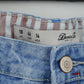 Denim Co. Womens 18 46 Shorts  Distressed Blue Denim  Cotton Jeans