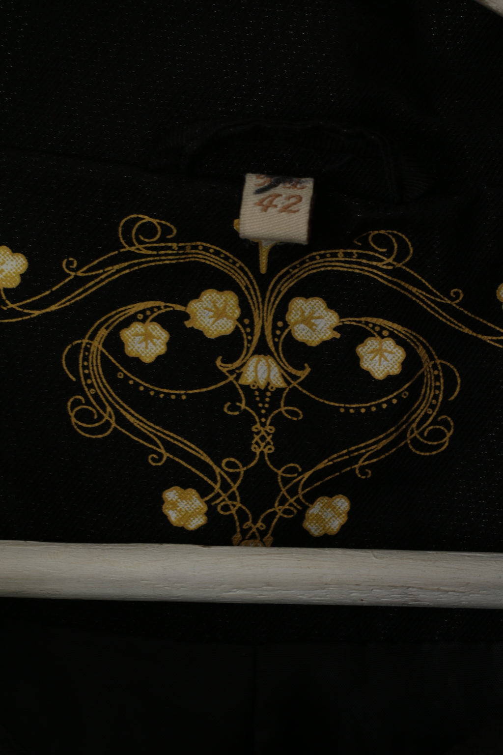 Femmes 16 42 Manteau Brillant Noir Coton Nylon Mélange Léger Fermeture Éclair Complète Evan
