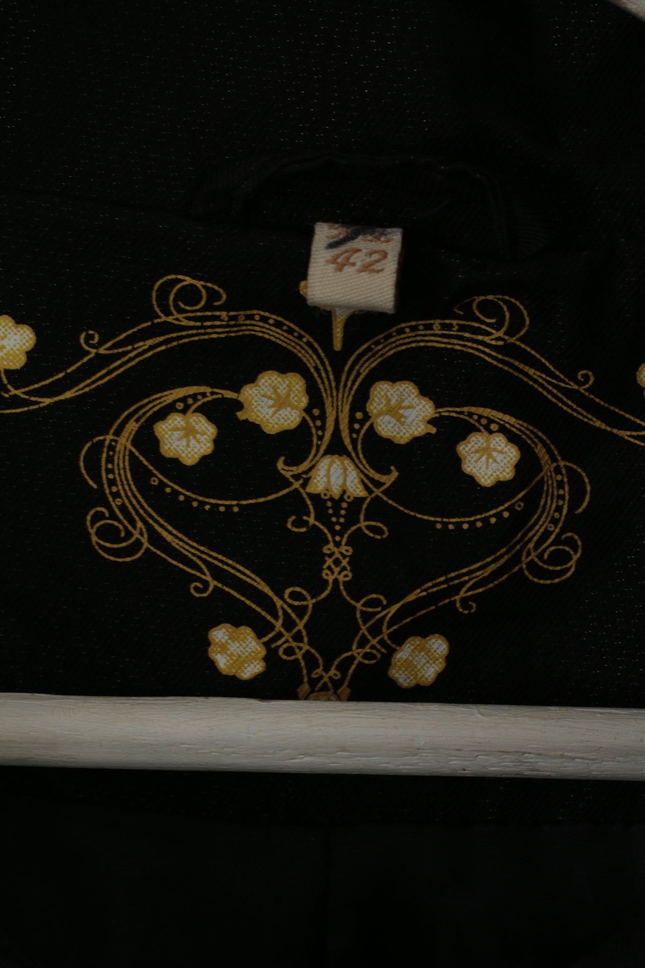 Femmes 16 42 Manteau Brillant Noir Coton Nylon Mélange Léger Fermeture Éclair Complète Evan