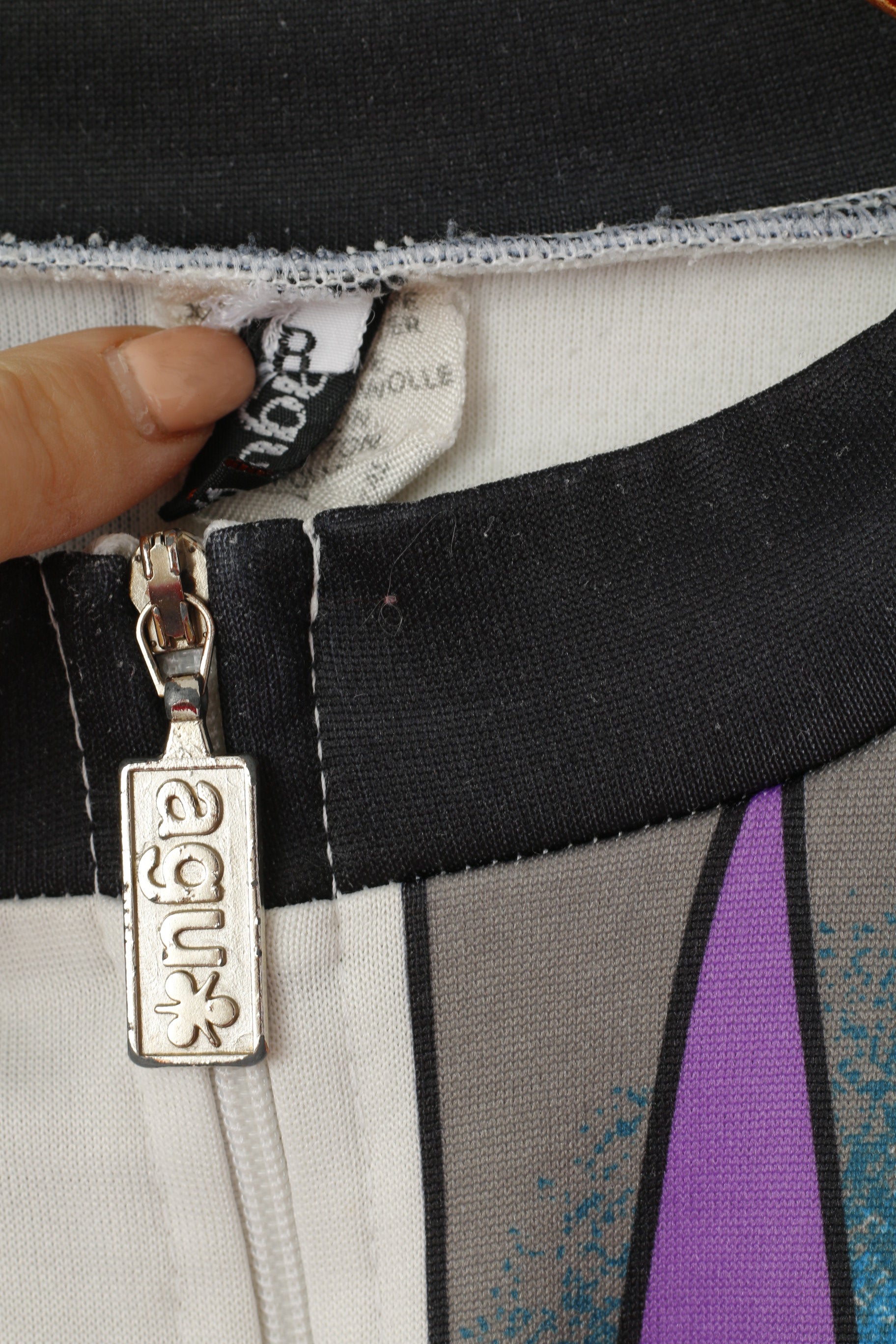 Agu Sport Men 8 L Cycling Shirt Cream Vintage Bike Cotton Long Sleeve Italy Top