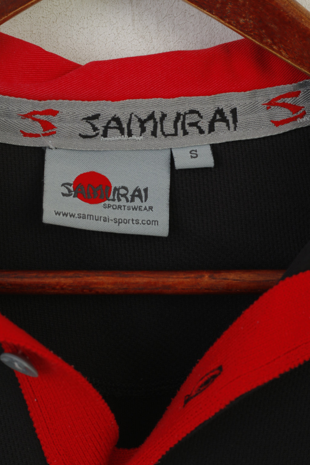 Samouraï homme S chemise noir Rugby Rosslyn Park FC Londres maillot Vintage haut