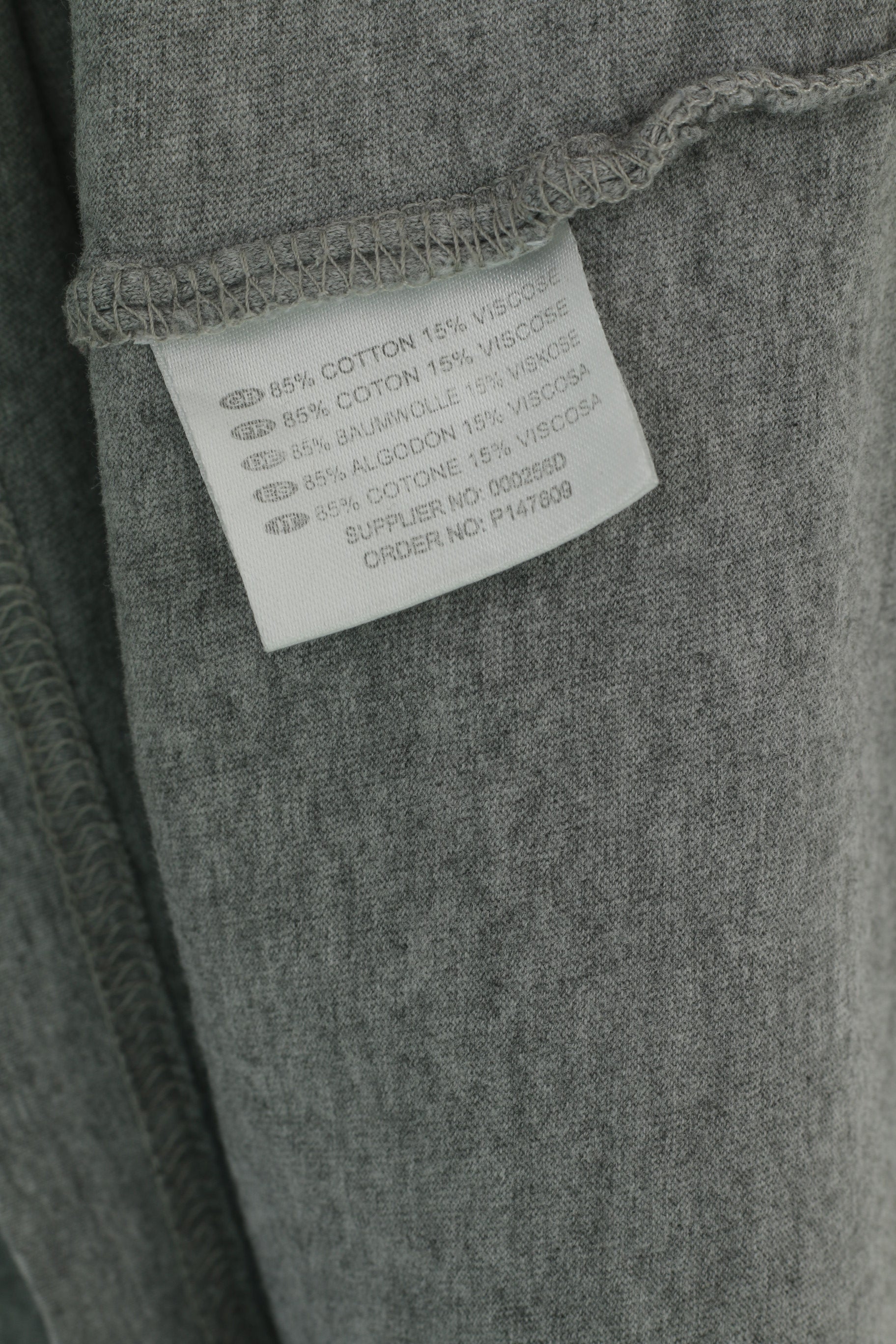 Dickies Hommes S (XS) Chemise Gris Coton Graphique Huile Moteur Haut Octane Haut Vintage