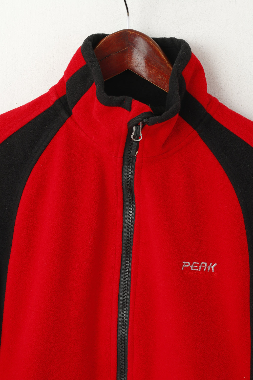 Giacca da donna Peak Performance M rossa Windstopper Zip Up WS FJ Top da esterno