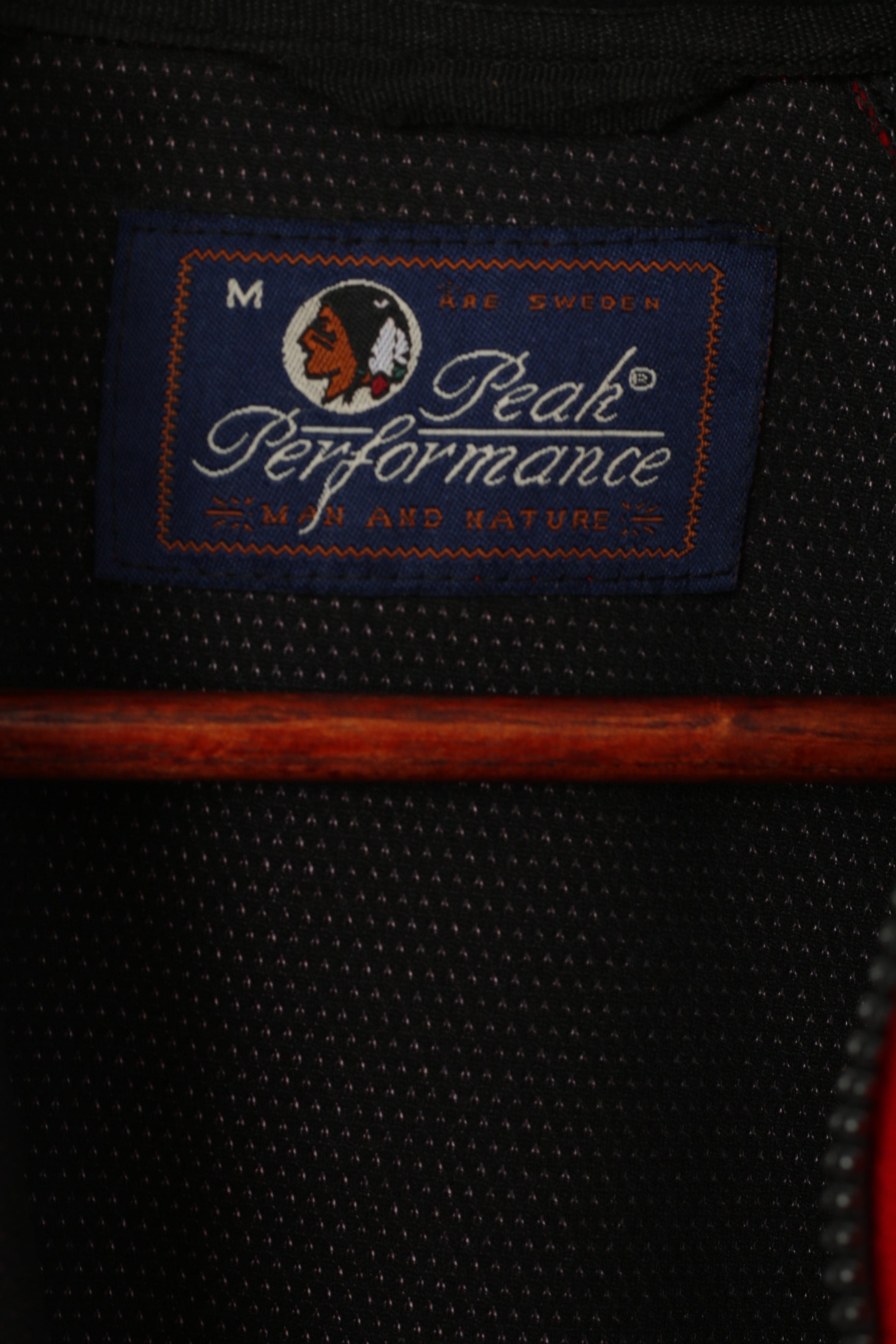 Giacca da donna Peak Performance M rossa Windstopper Zip Up WS FJ Top da esterno