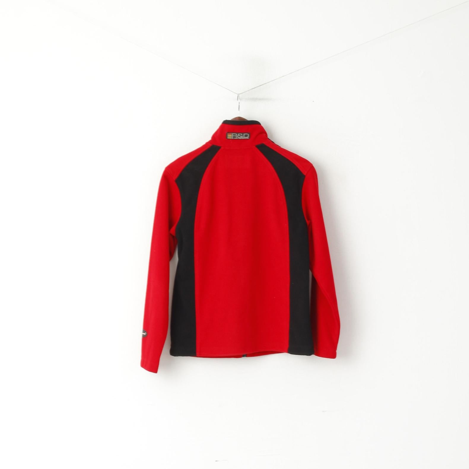 Giacca da donna Peak Performance M rossa Windstopper Zip Up WS FJ Top da esterno