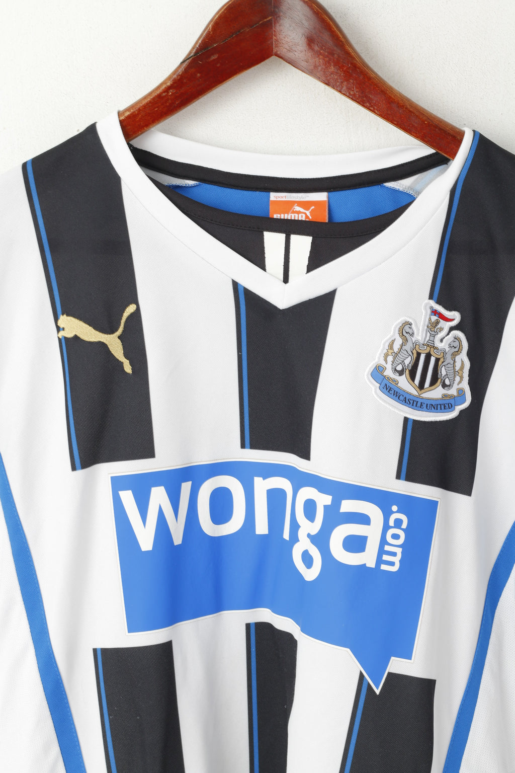 Puma Newcastle United Hommes S Shirt Blanc Football Club Sportswear Jersey Top