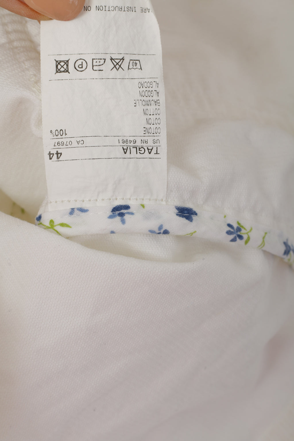 United Colors Of Benetton Donna 44 M Giacca Top classico in cotone di velluto a coste color crema