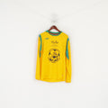 Umbro Men L Shirt Yellow Veterancup Oldboys Oldgirls Veteran Sportswear Top