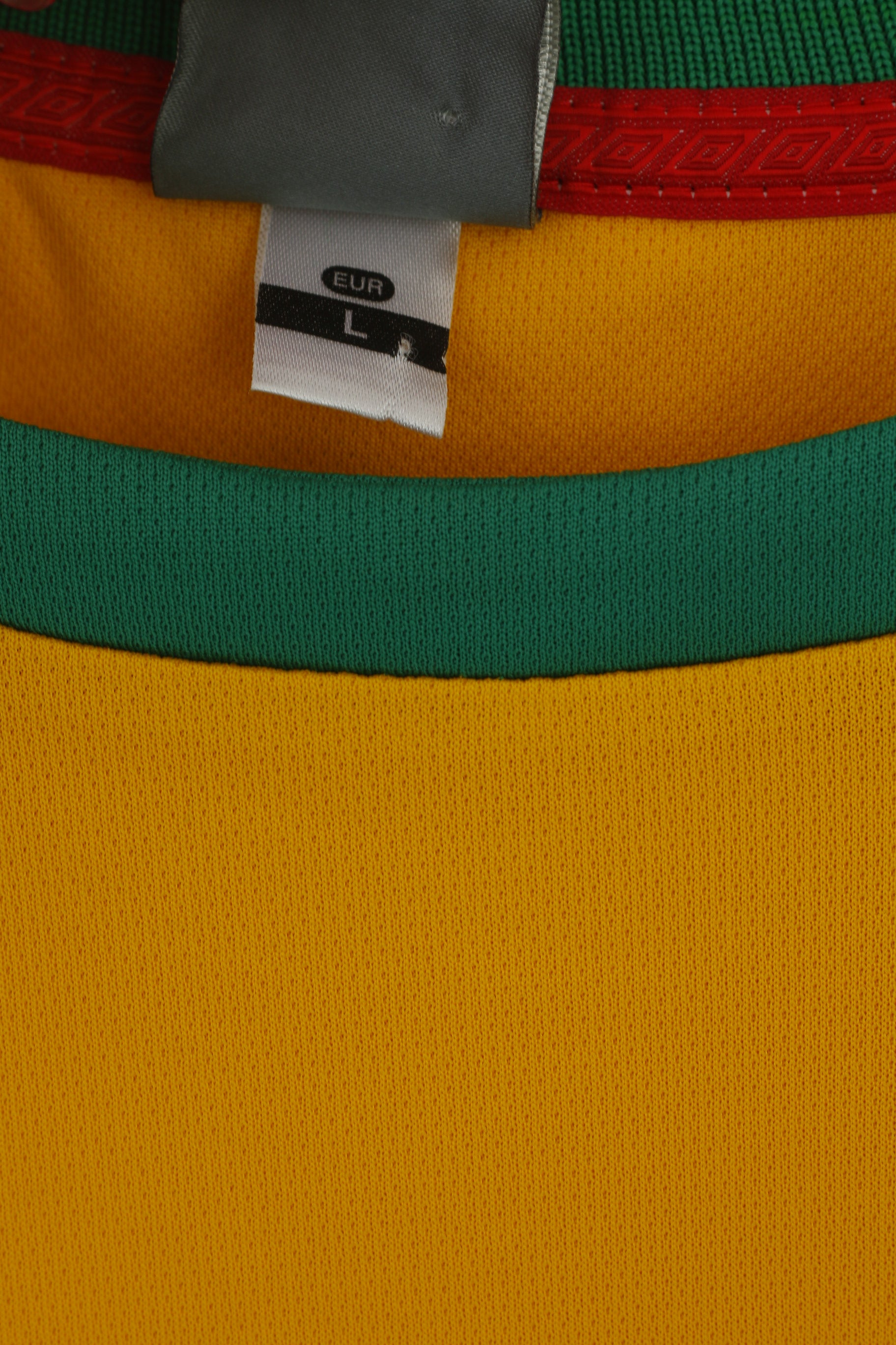 Umbro Men L Shirt Yellow Veterancup Oldboys Oldgirls Veteran Sportswear Top