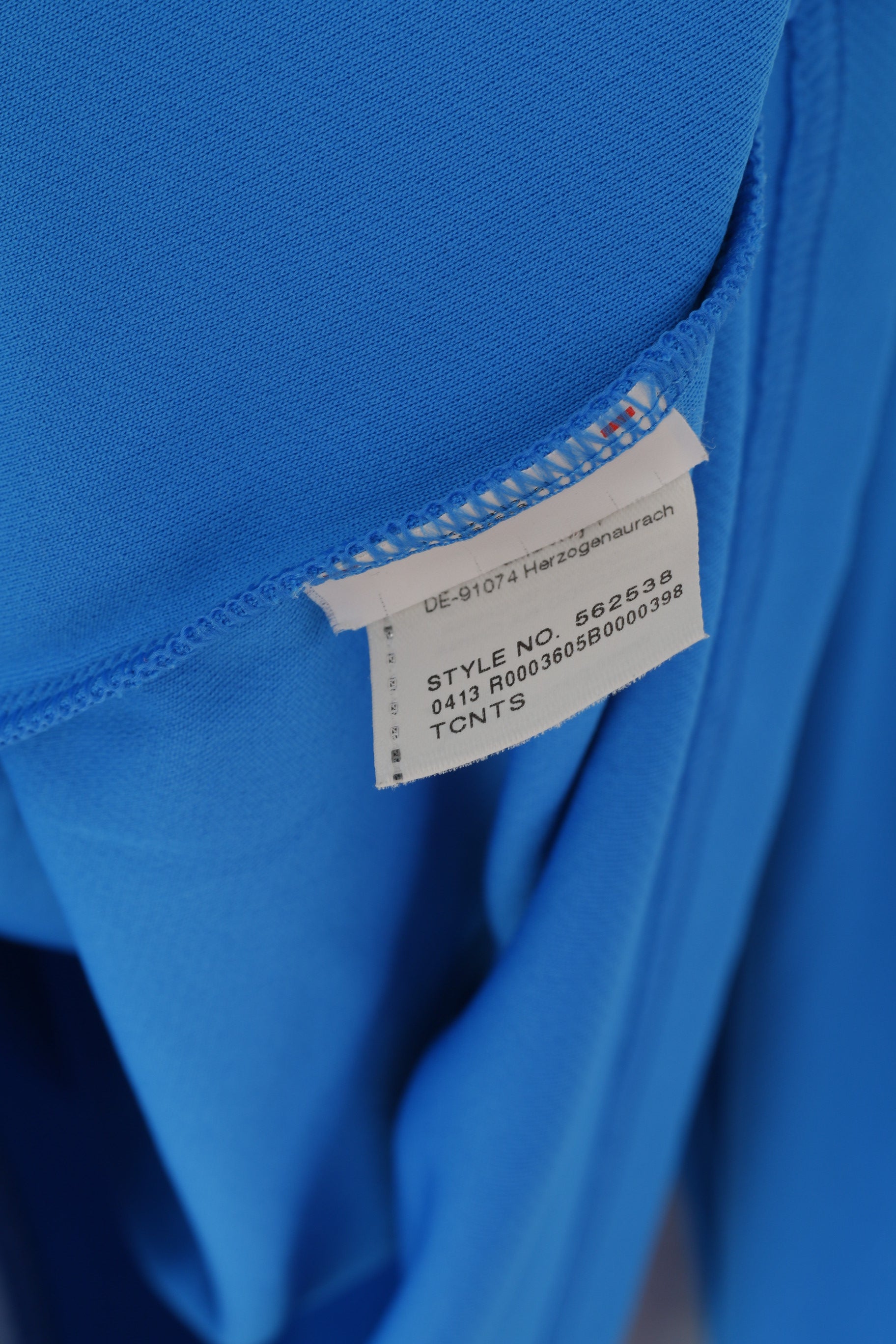 Puma Hommes M Chemise à manches longues Bleu Activewear Zip Neck Sportswear Top