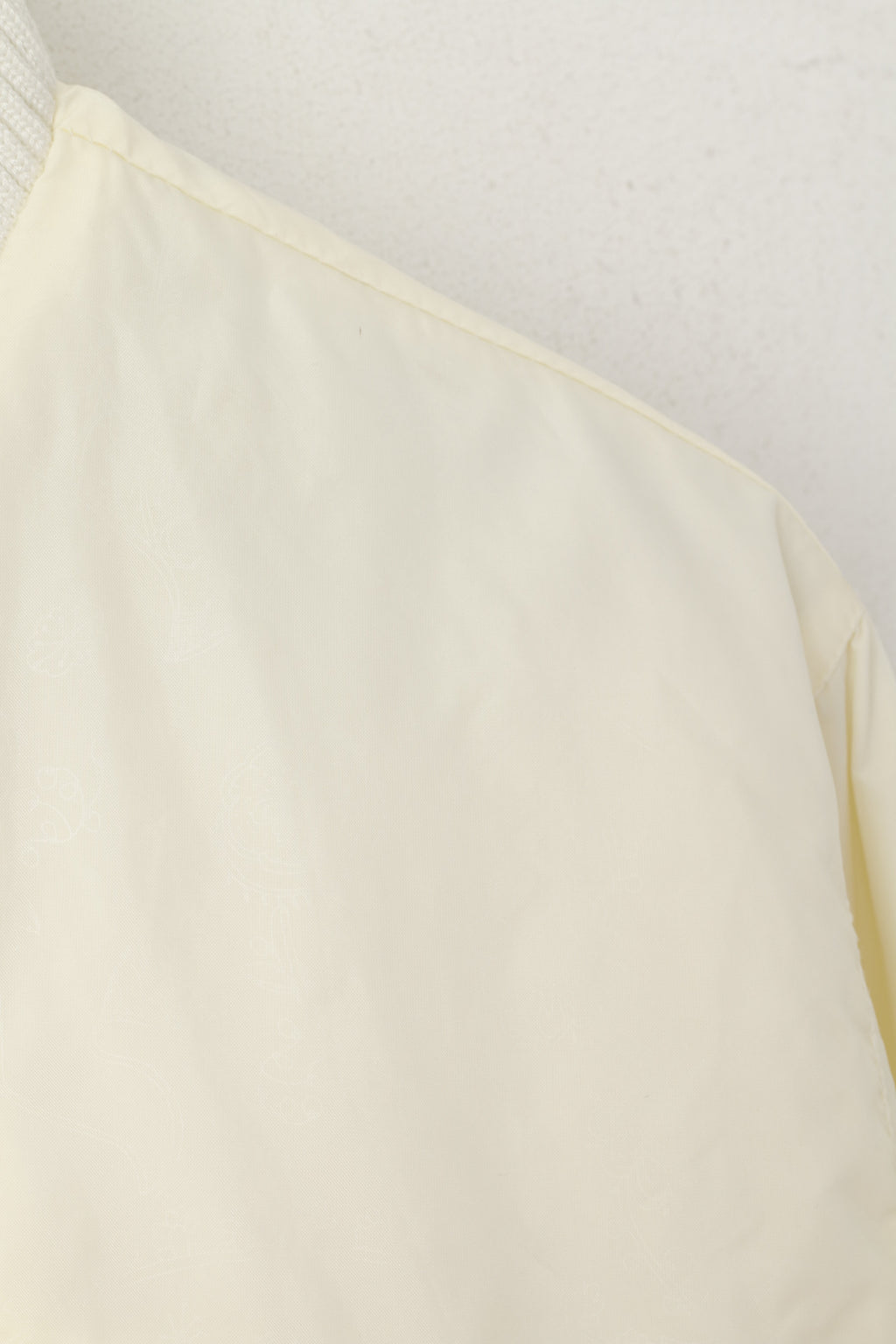 Helly Hansen Wome L Jacket Cream Bomber Nylon Imperméable Floral Cropped HH Top