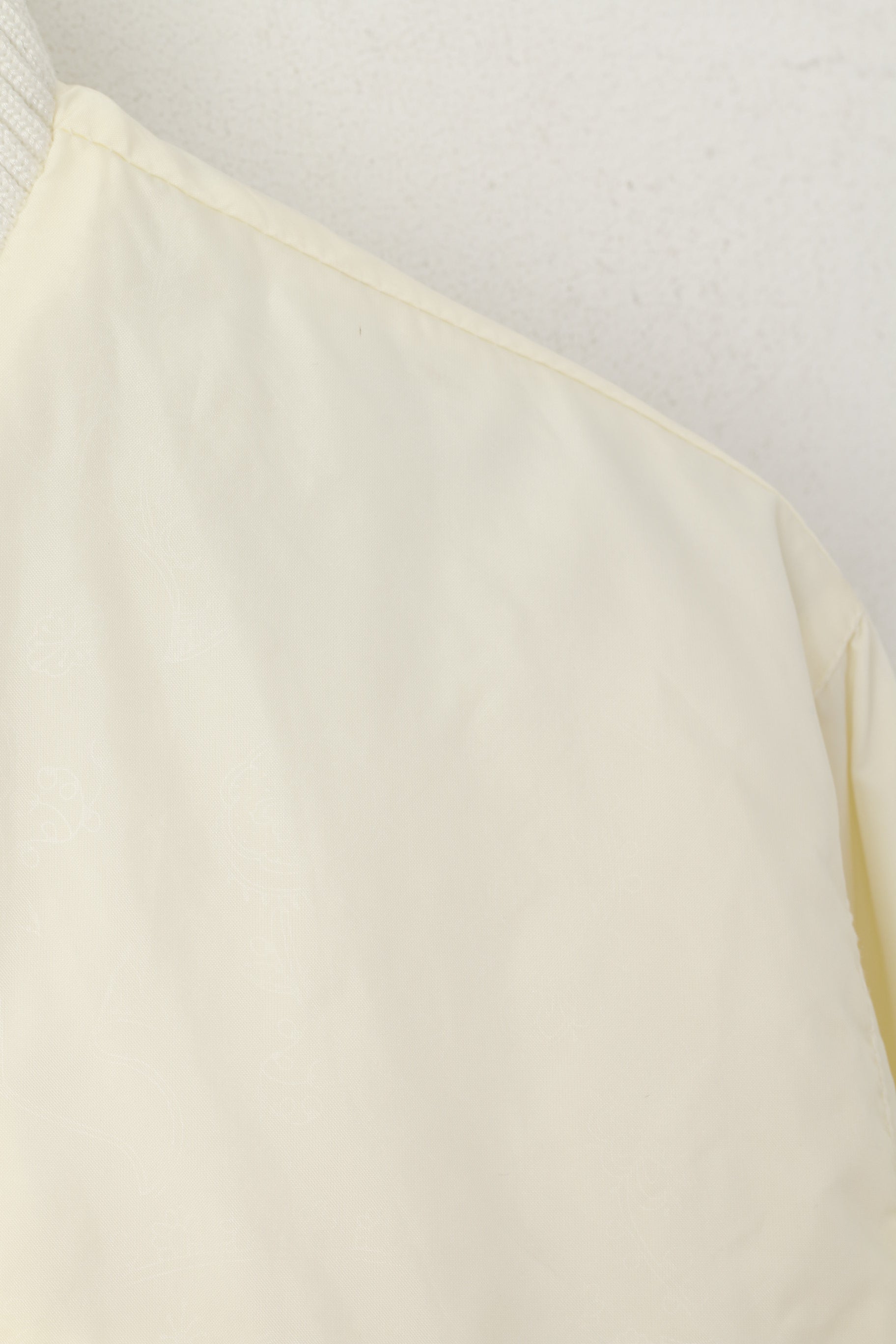 Helly Hansen Wome L Jacket Cream Bomber Nylon Imperméable Floral Cropped HH Top