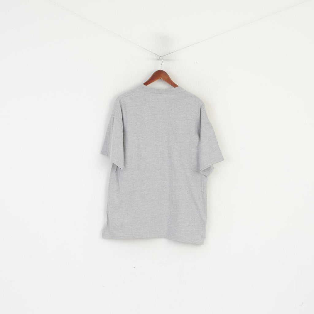 Walt Disney World By Hanes T-shirt da uomo XL Topolino vintage con grafica in cotone grigio