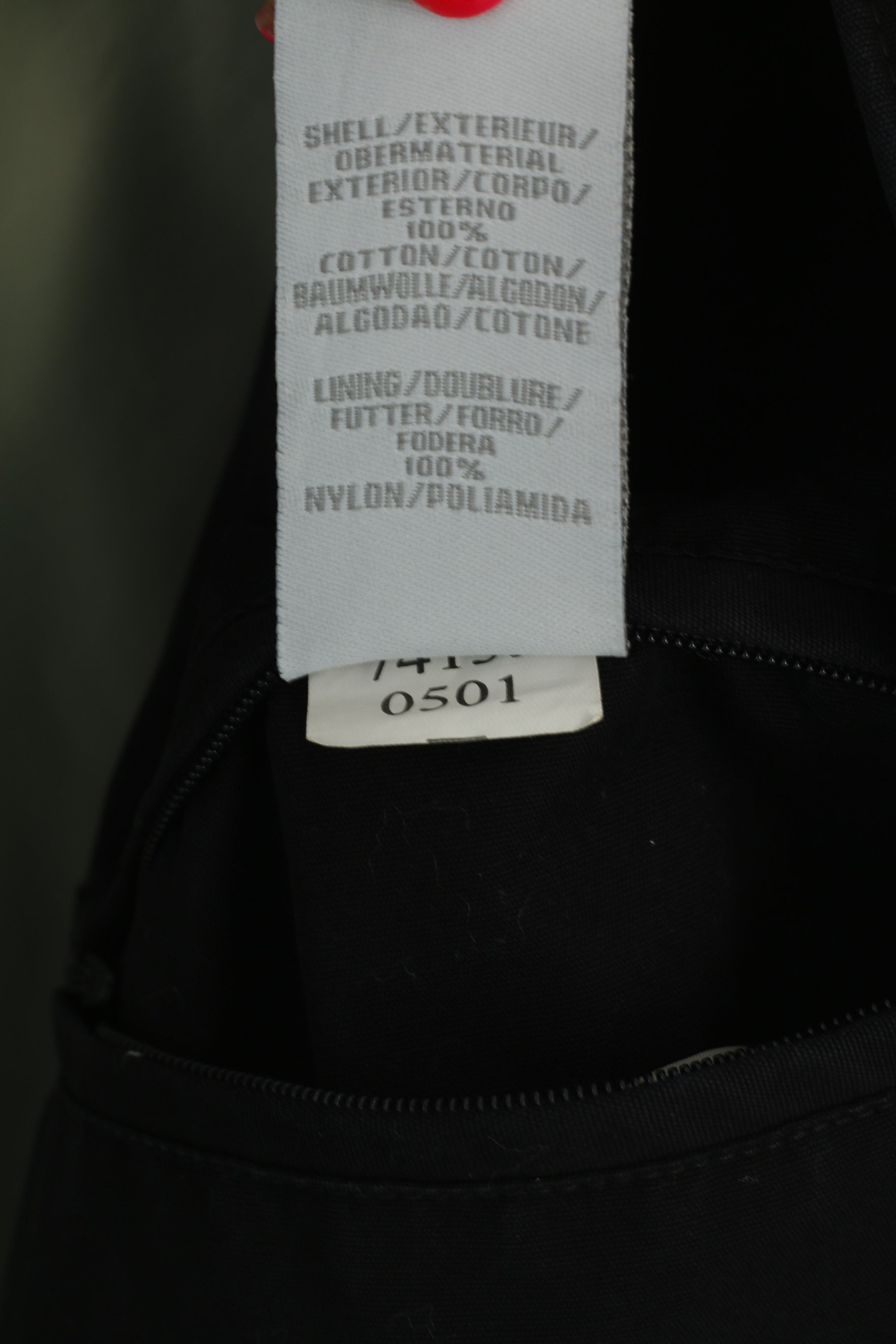 Gant USA Men XXL Jacket Navy 100% Cotton L.A. Bomber Full Zip Classic Top