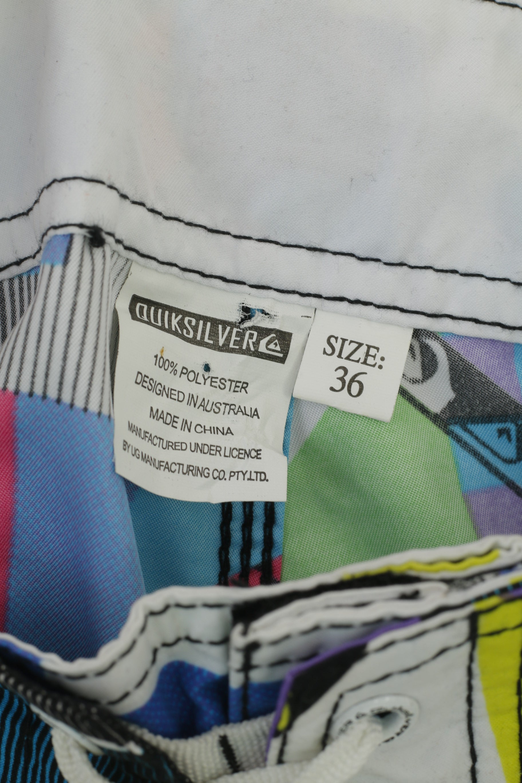 Quiksilver Homme 36 Board Shorts Multicolore Maillots De Bain Sport Plage Eté