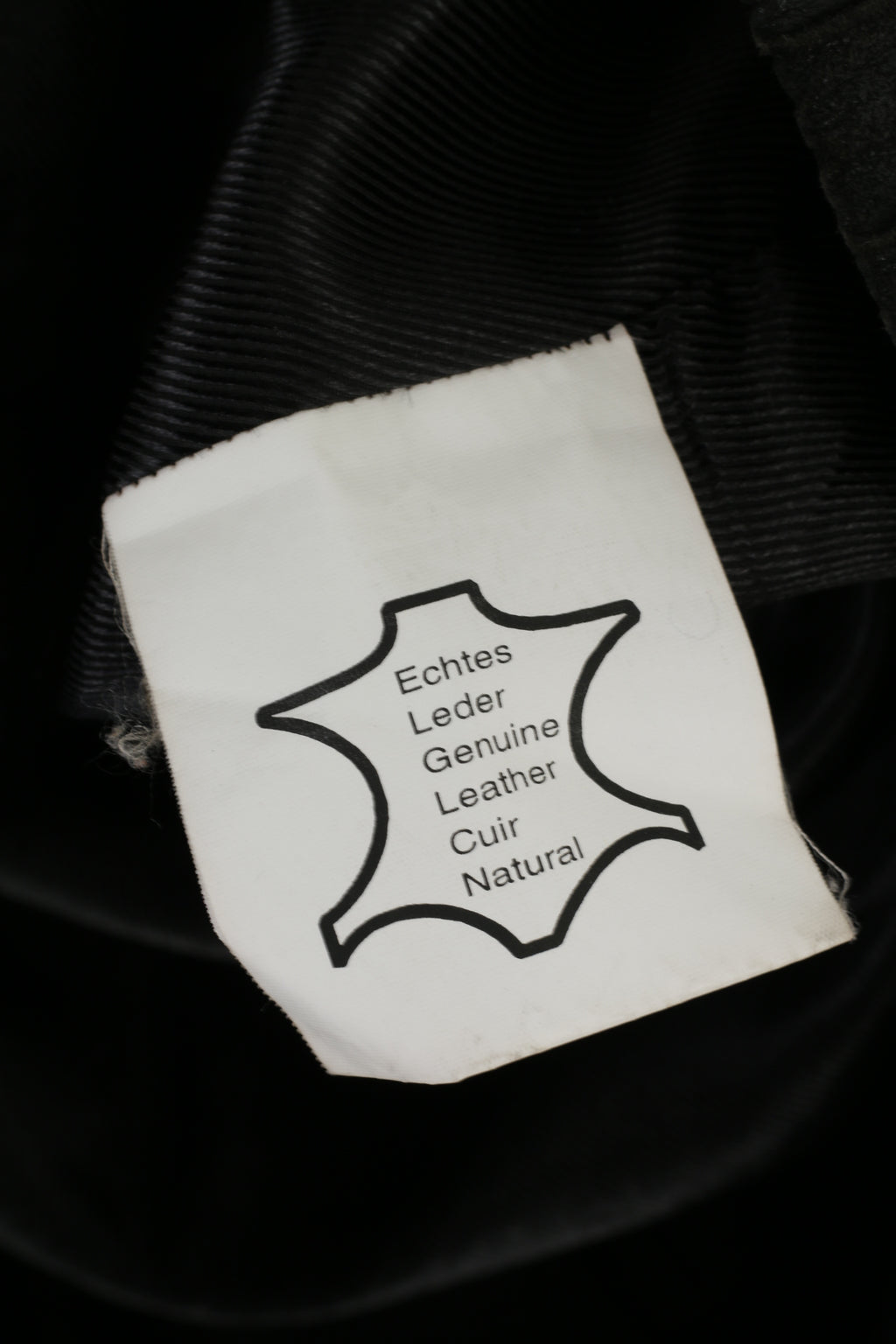 Leather Clothes By R&G Men 46 S Jacket Black Leather Detailed Shiny Aztec Bomber Top