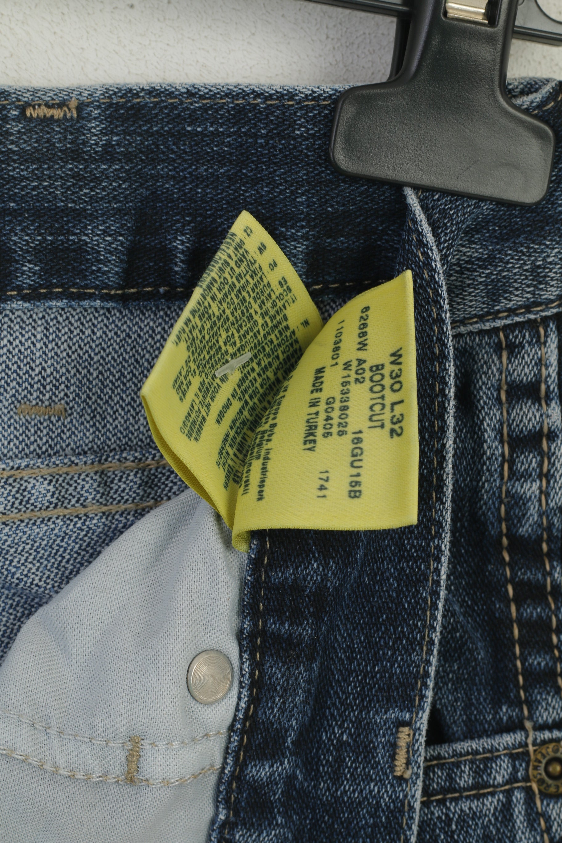 Pantaloni jeans Wrangler da donna 30 Pantaloni bootcut vintage in cotone denim blu scuro