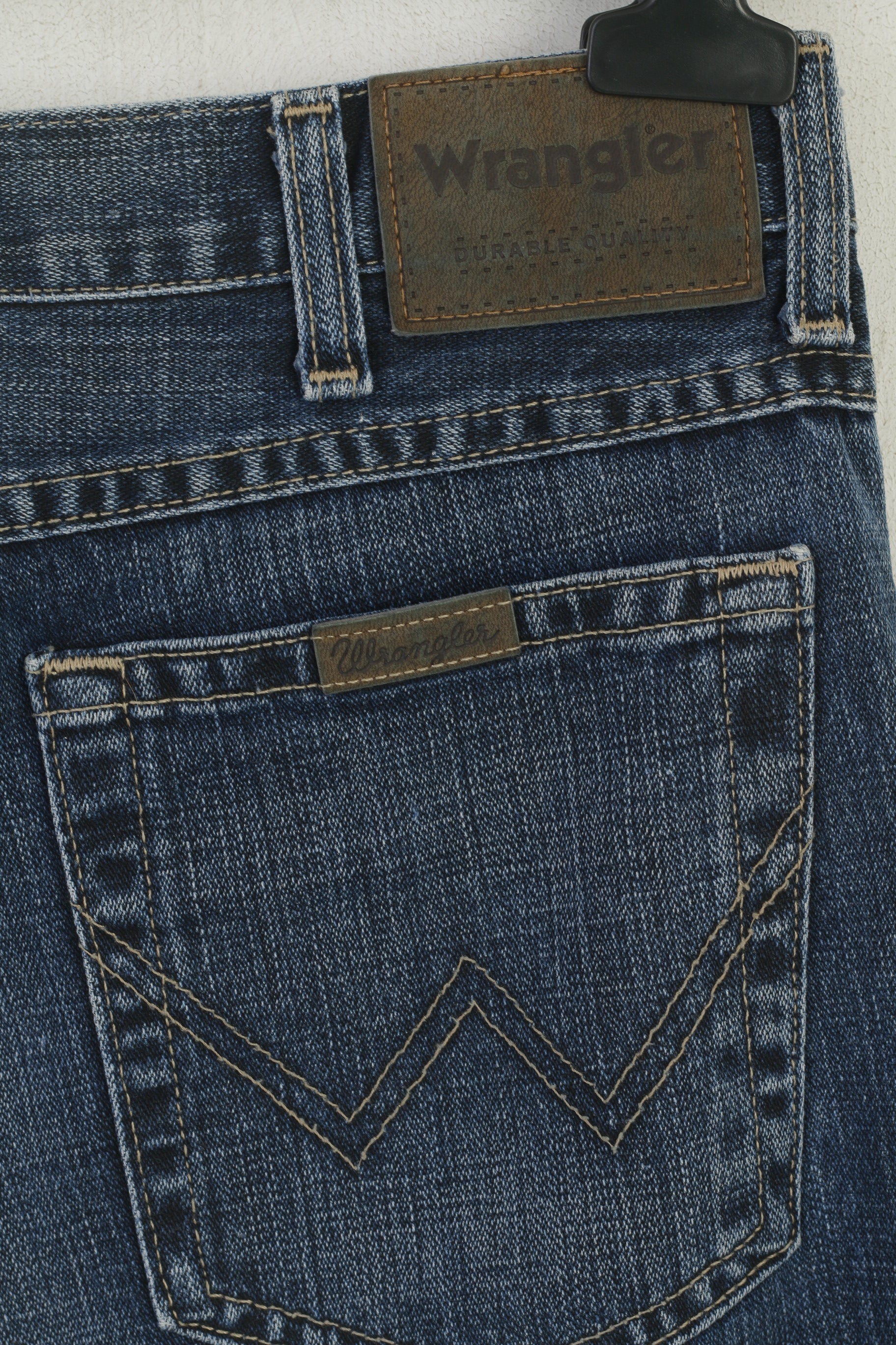 Pantaloni jeans Wrangler da donna 30 Pantaloni bootcut vintage in cotone denim blu scuro