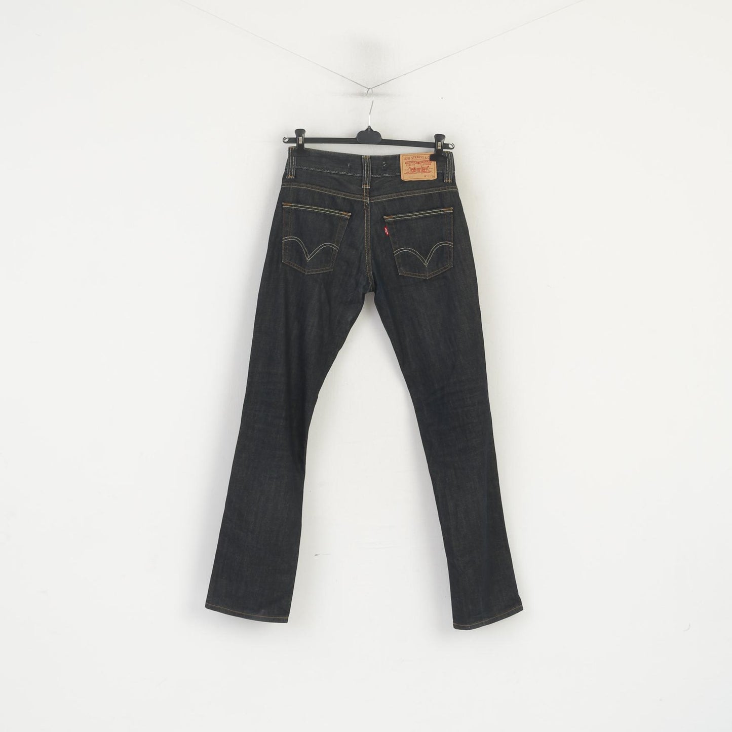 Levi's 511 Men 31 Jeans Trousers Navy Cotton Slim Denim Classic Pants