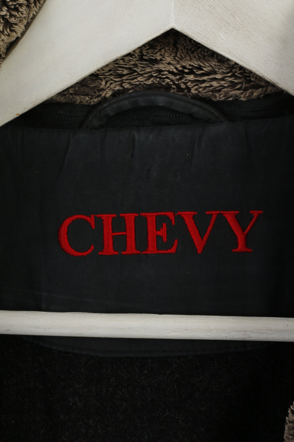 Giacca Chevy da uomo 50 L nera Harrington imbottita fodera rimovibile con cerniera Top casual