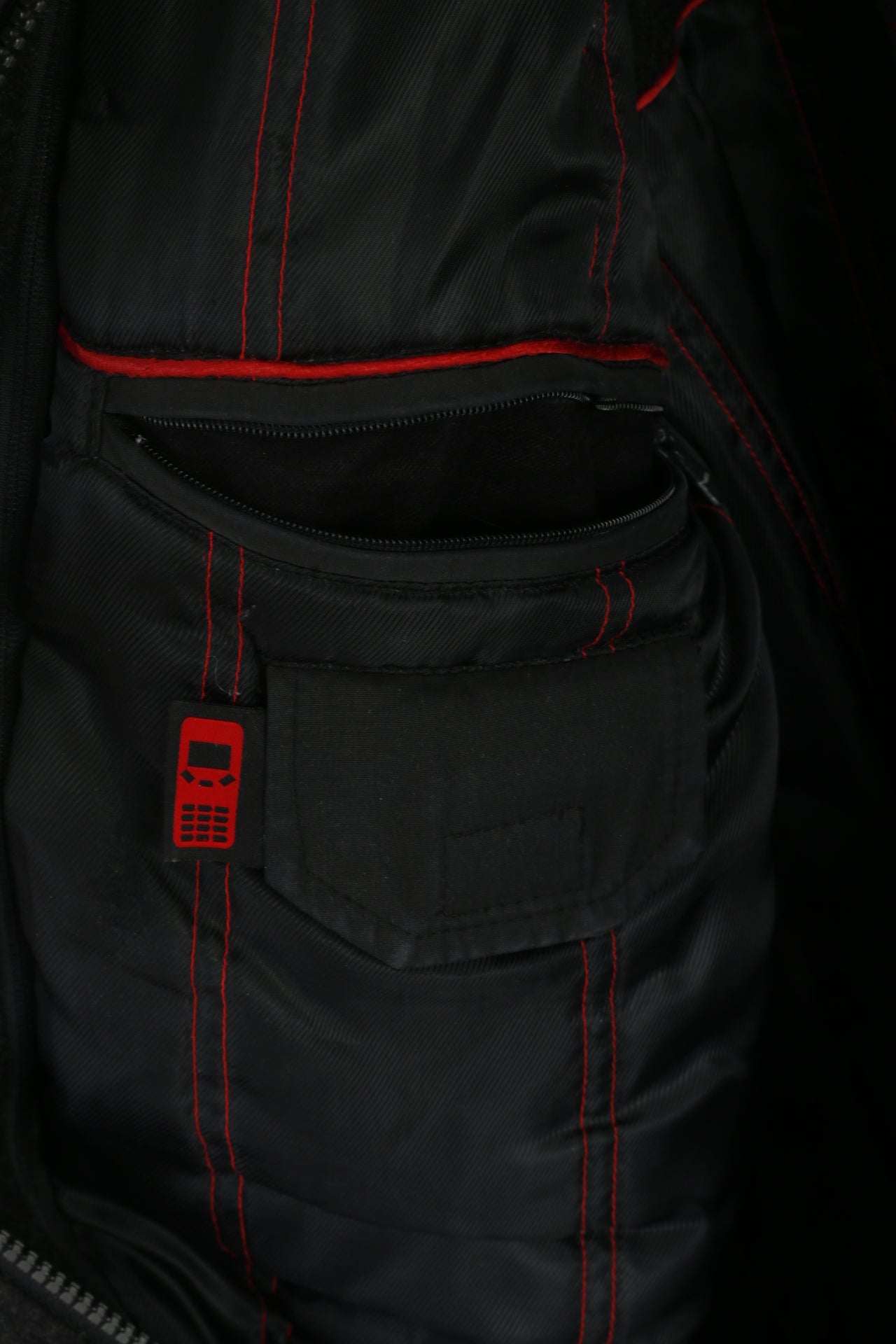 Giacca Chevy da uomo 50 L nera Harrington imbottita fodera rimovibile con cerniera Top casual