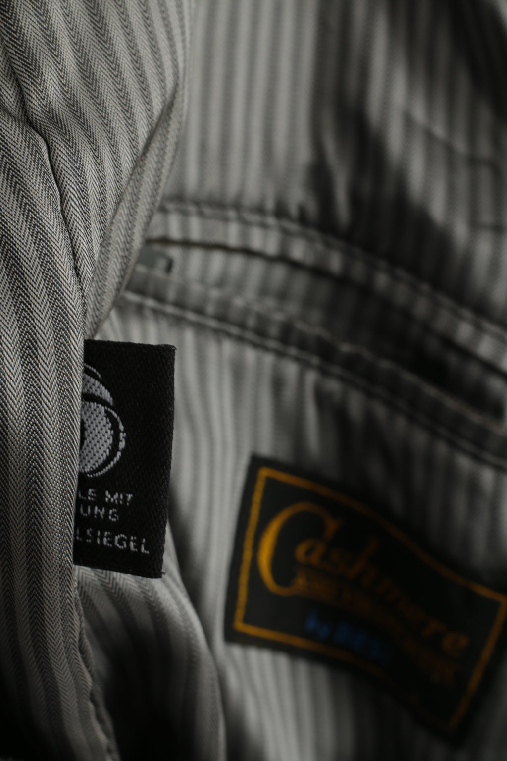 Vintage Women 44 18 Coat Grey Wool Cashmere Blend By Nesi Full Zipper Overcoat