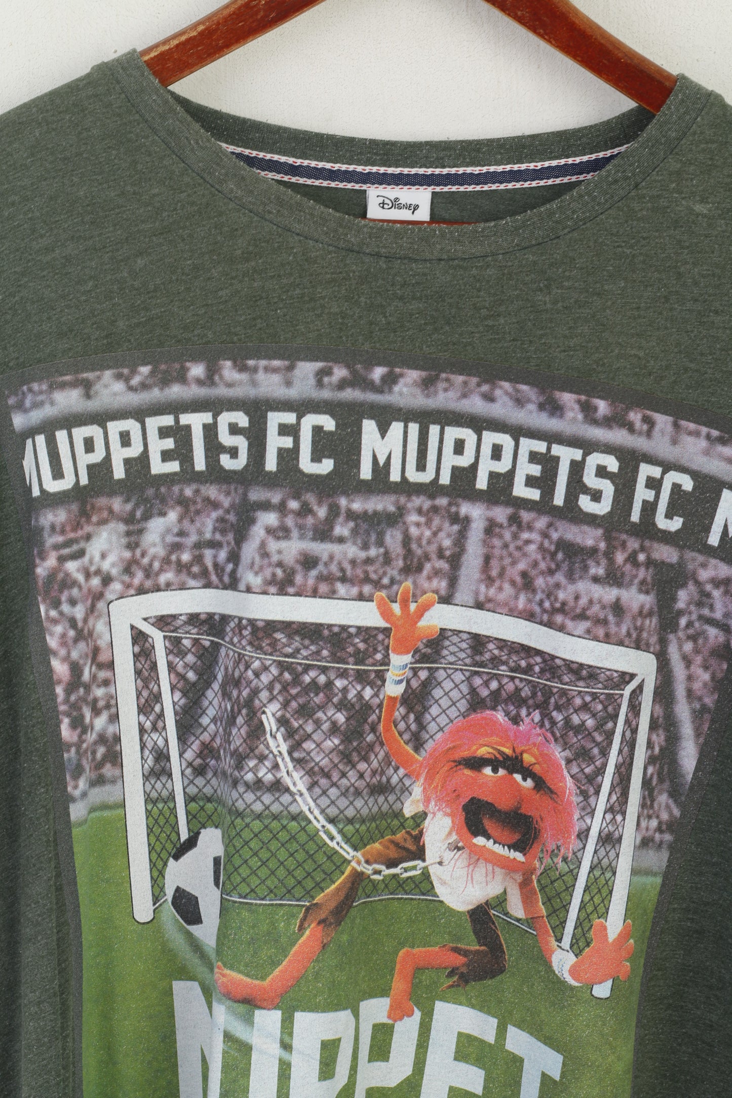 Disney at George Men 3XL T-Shirt Vert Graphique Muppet Football XXL Top