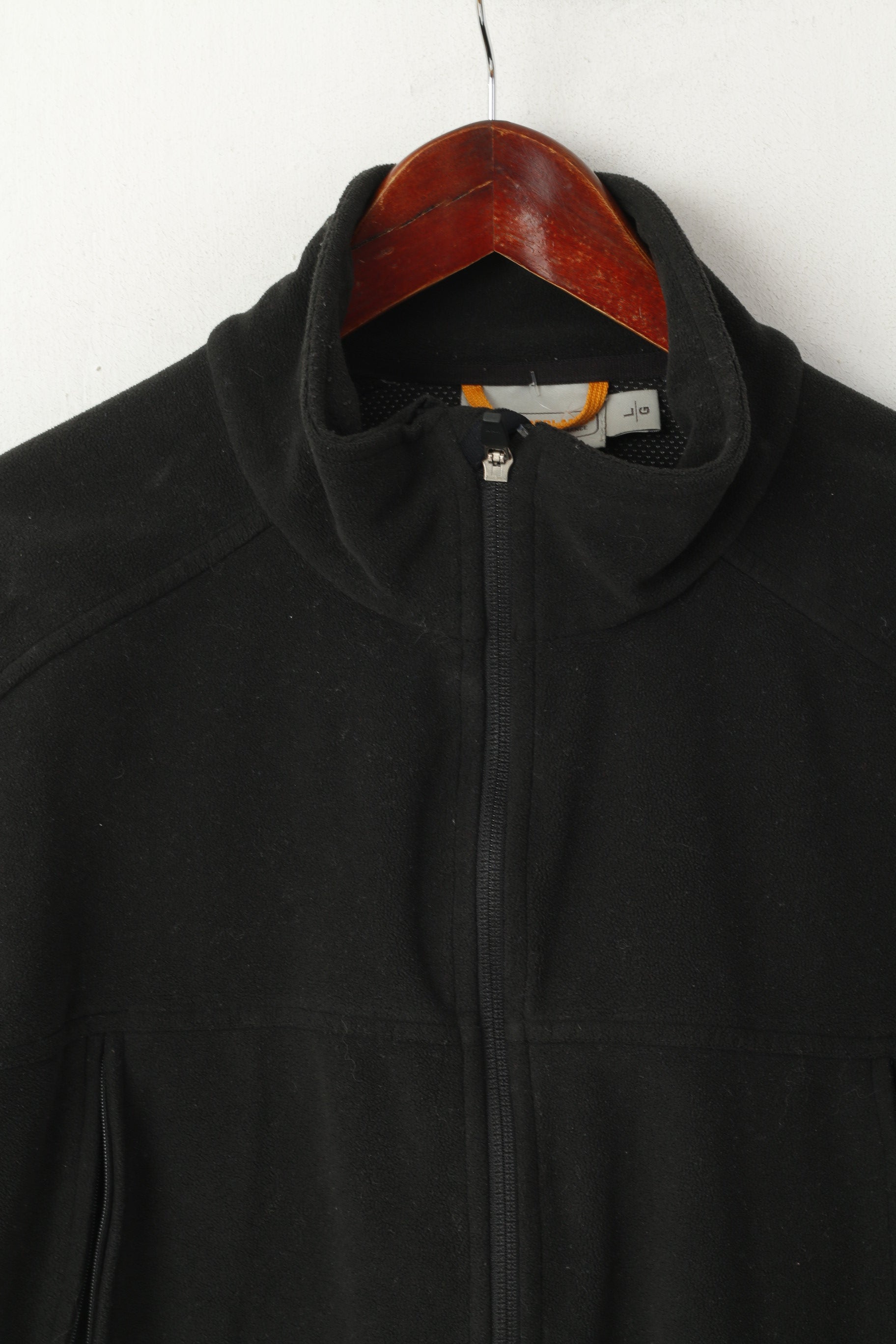 Timberland Women L Jacket Black Windstopper Outdoor Full Zipper Top