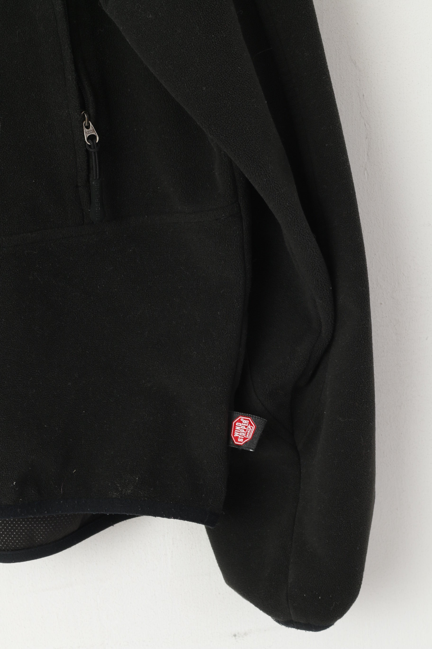 Timberland Women L Jacket Black Windstopper Outdoor Full Zipper Top