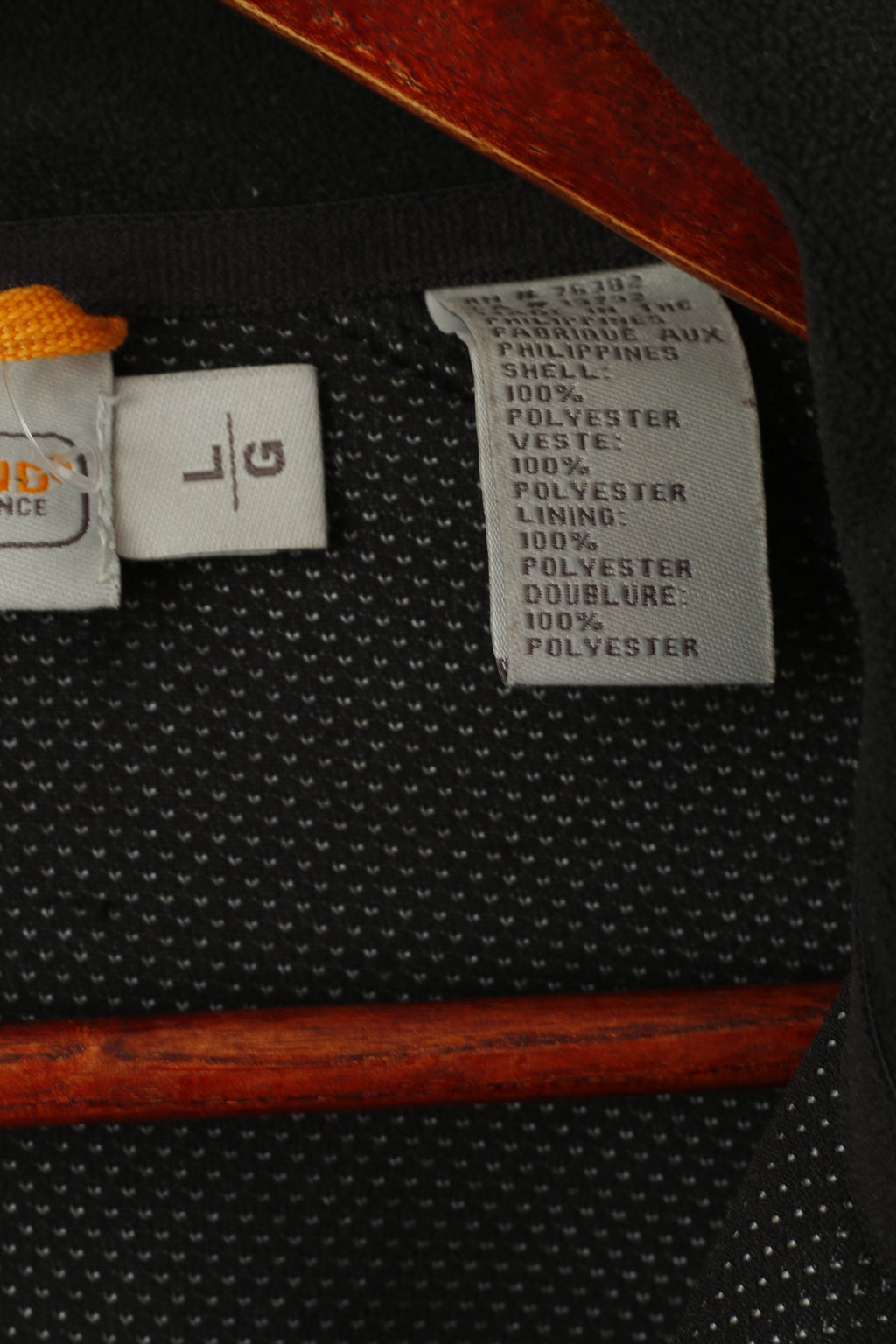 Timberland Women L Jacket Black Windstopper Outdoor Full Zipper Top