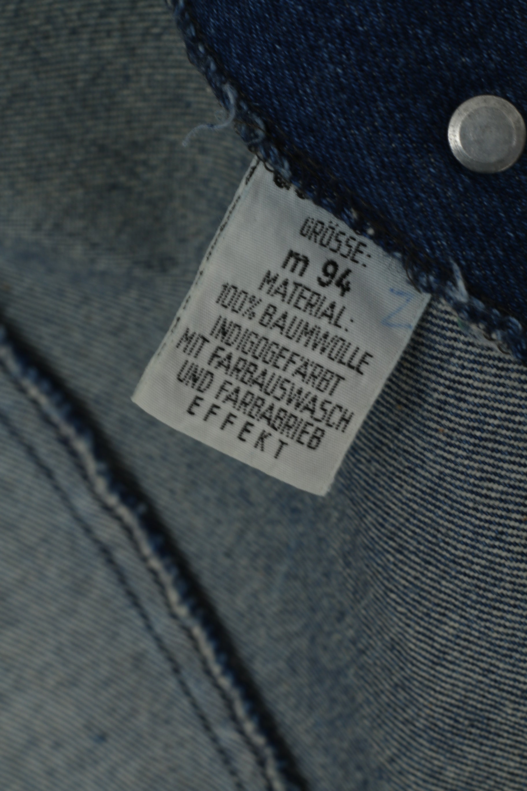 Collections spéciales classe exquise femmes M 94 veste Denim jean coton Vintage