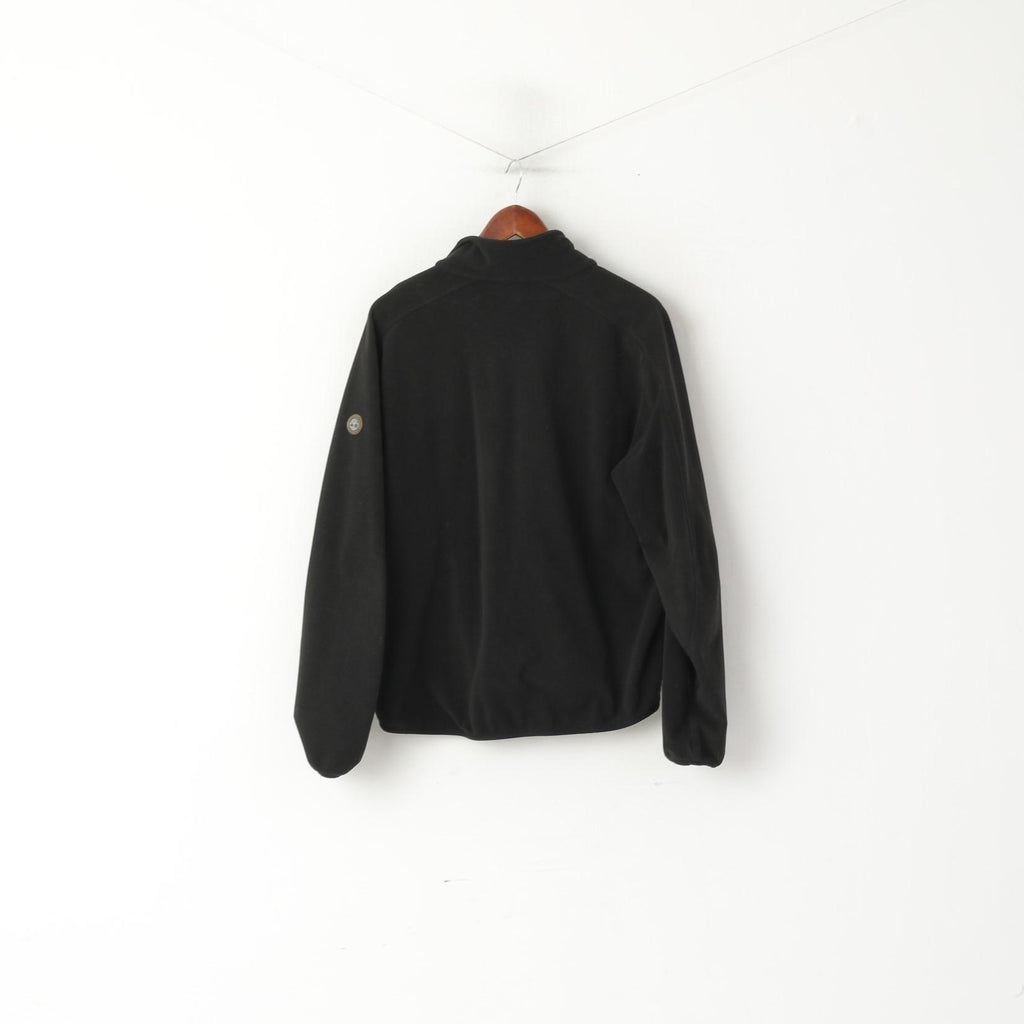 Timberland Women L Jacket Black Windstopper Outdoor Full Zipper Top