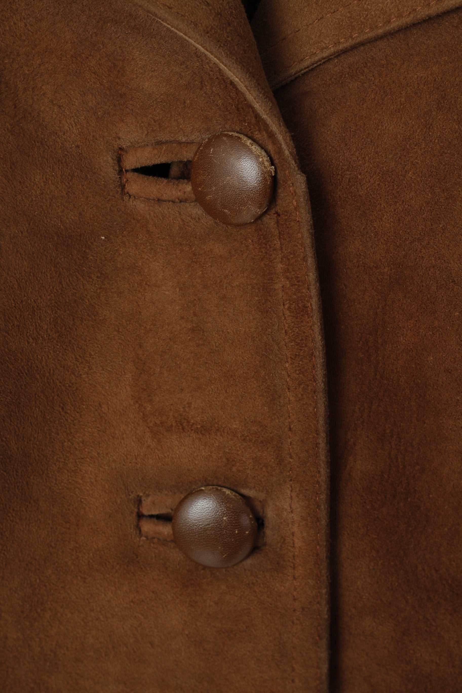 Hydes Femmes 14 Veste En Cuir Marron Daim Queen Street Auckland Haut Classique