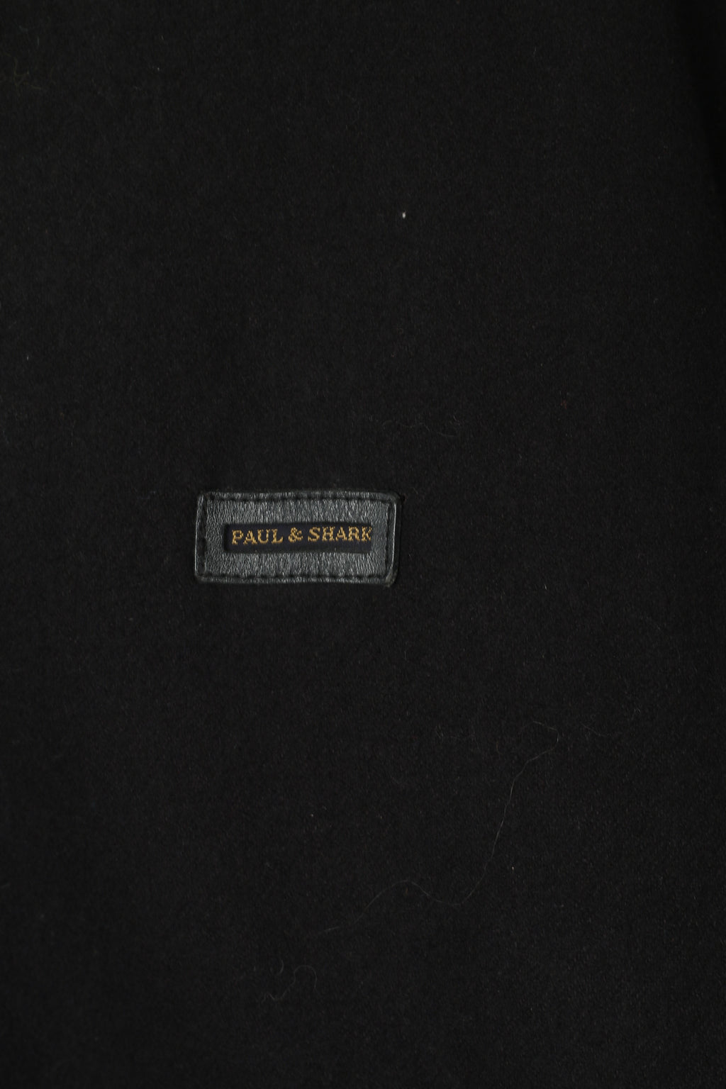 Paul & Shark Men L Bomber Jacket Black Wool Yachting Full Zipper Casual Top