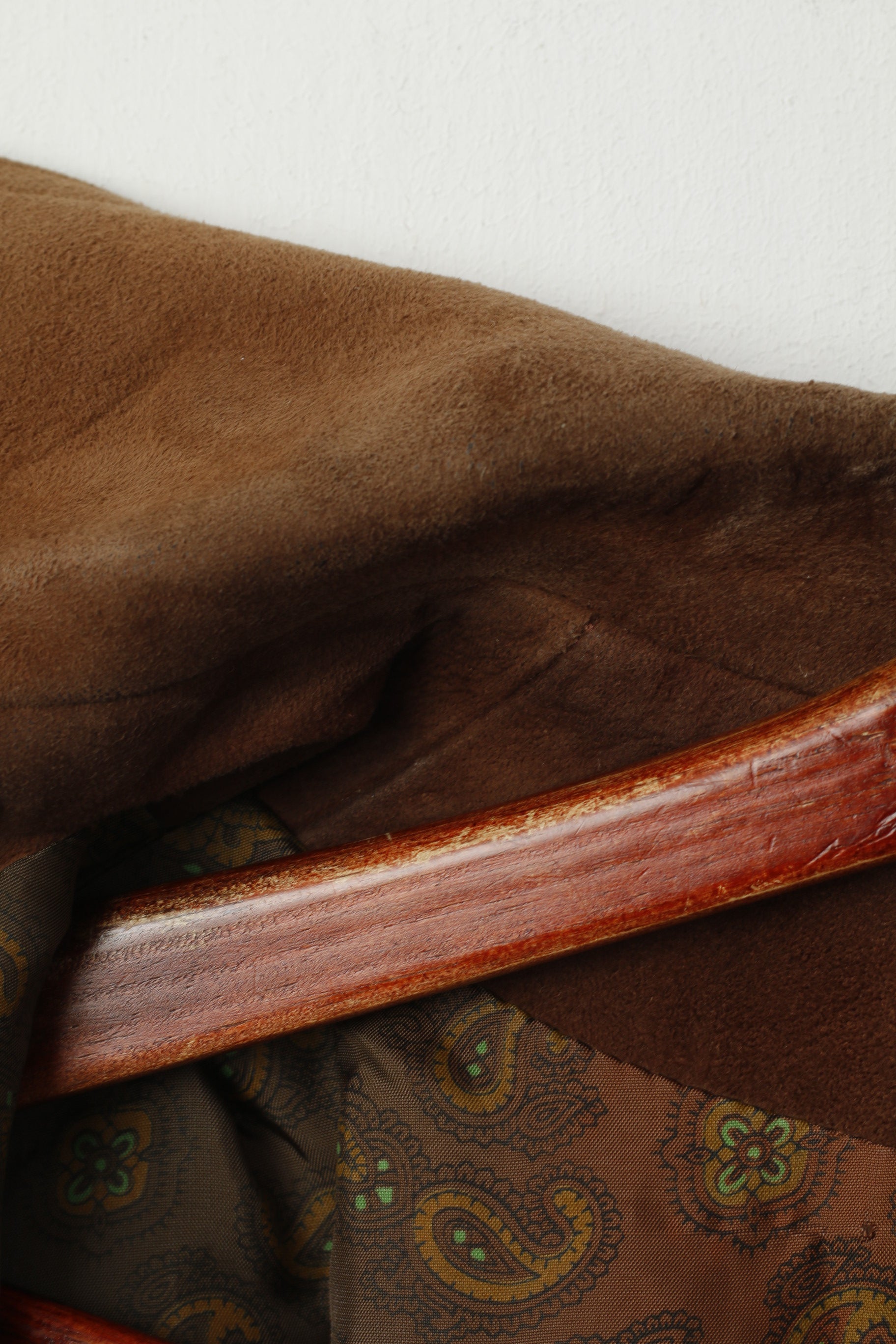 Hydes Femmes 14 Veste En Cuir Marron Daim Queen Street Auckland Haut Classique