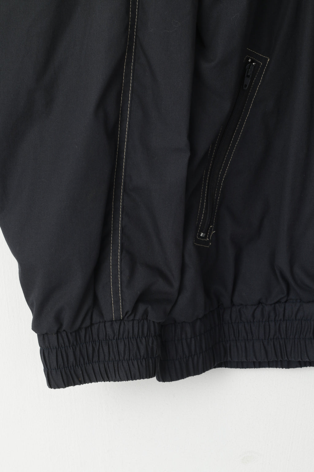 Hummel Men S Jacket Navy Lightweight Bomber vintage années 90 Angleterre Sportswear Top