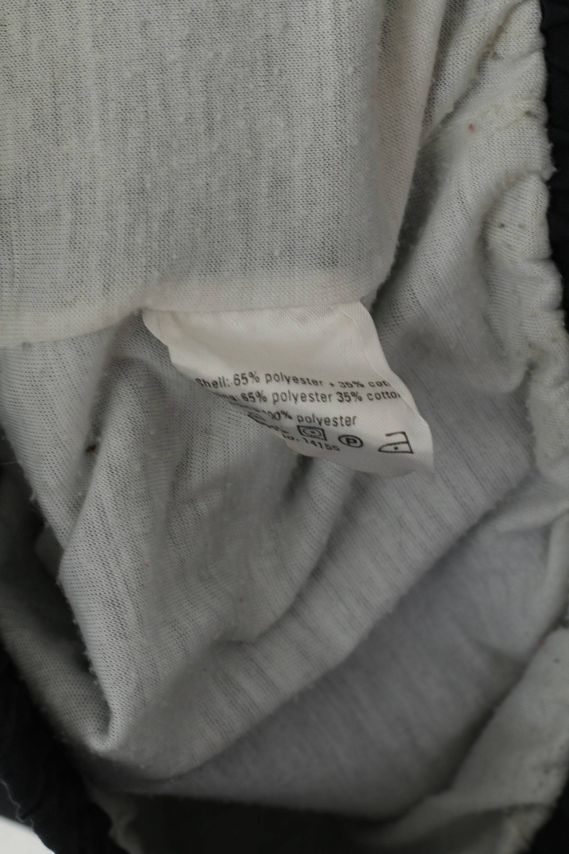 Hummel Men S Jacket Navy Lightweight Bomber vintage années 90 Angleterre Sportswear Top