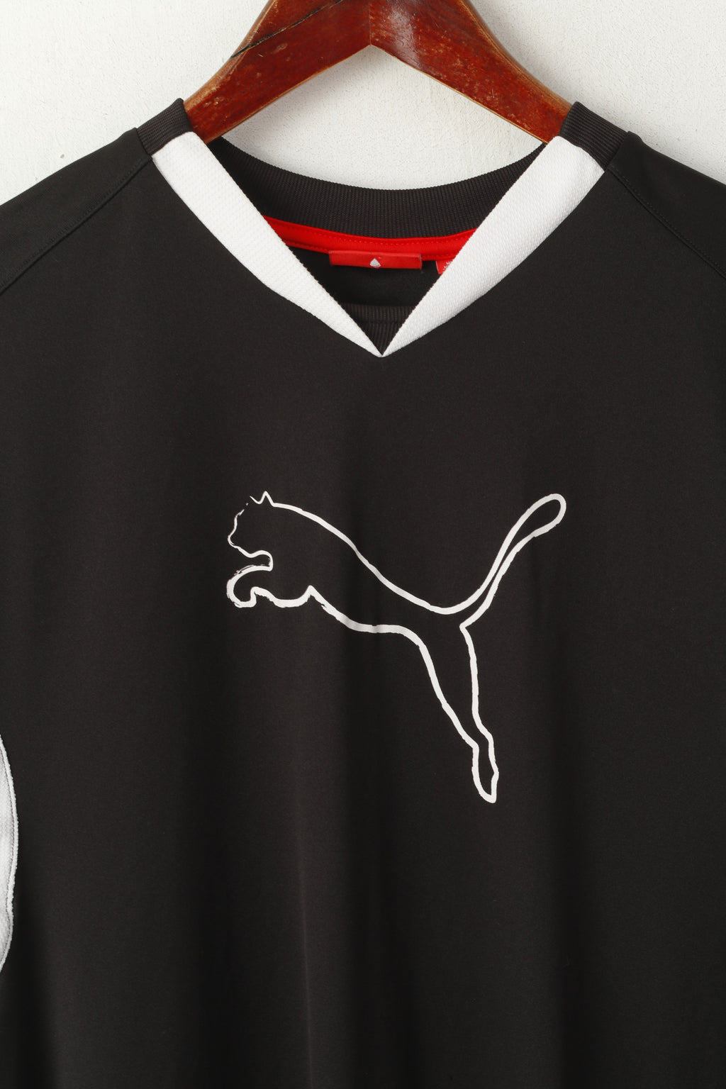 Maglia Puma da uomo a maniche lunghe nera Sportswear USP Vintage Active Jersey Top