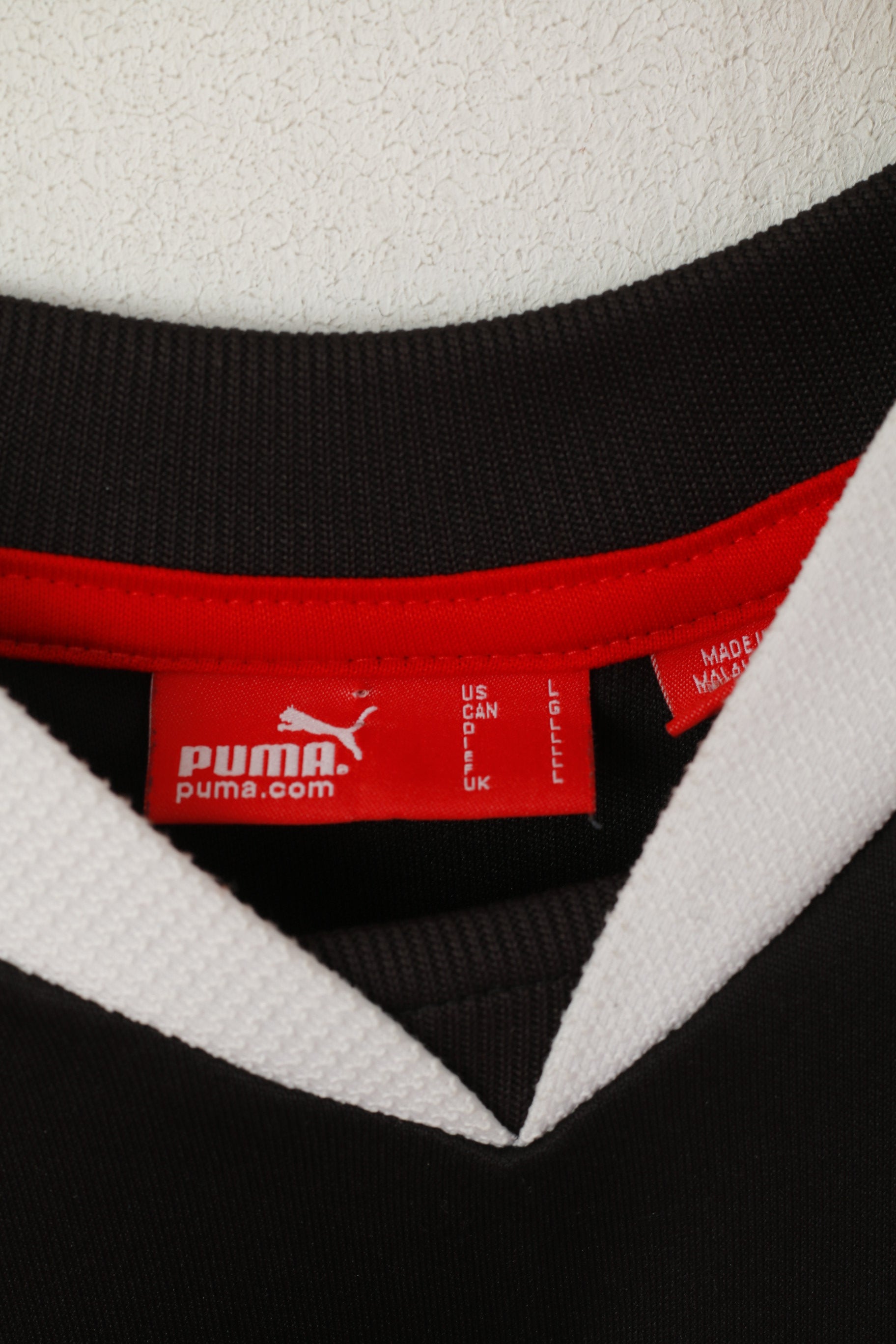 Maglia Puma da uomo a maniche lunghe nera Sportswear USP Vintage Active Jersey Top