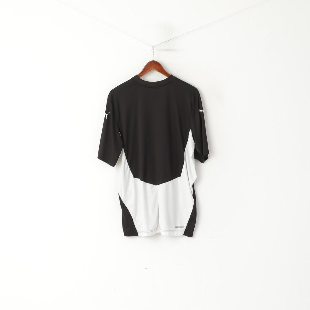 Maglia Puma da uomo a maniche lunghe nera Sportswear USP Vintage Active Jersey Top