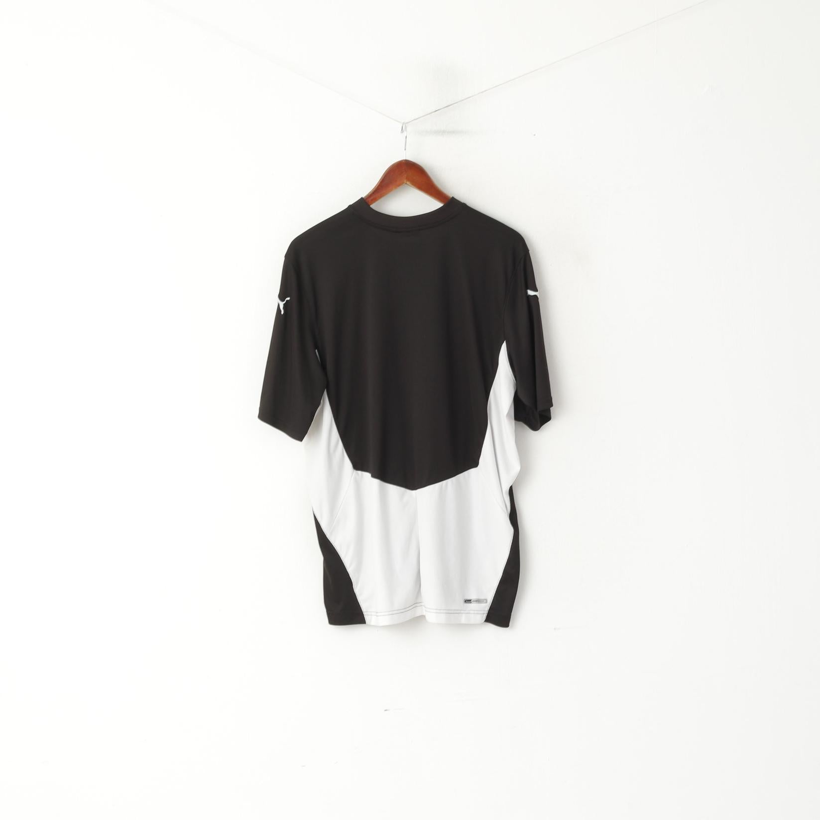 Maglia Puma da uomo a maniche lunghe nera Sportswear USP Vintage Active Jersey Top