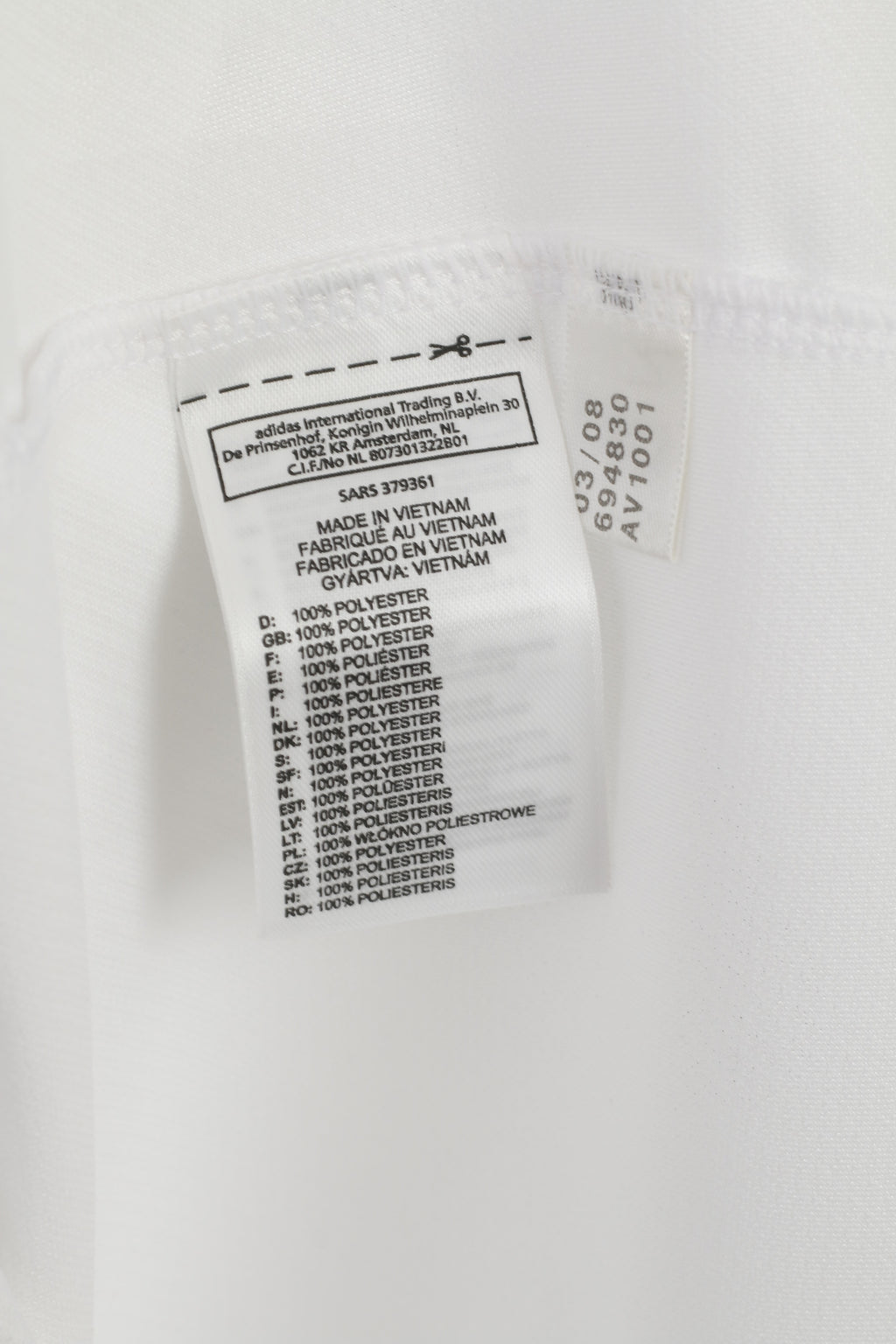 Adidas Hommes XXL Chemise Blanc 1. FCN Nuremberg Vintage Team Singned Football Jersey