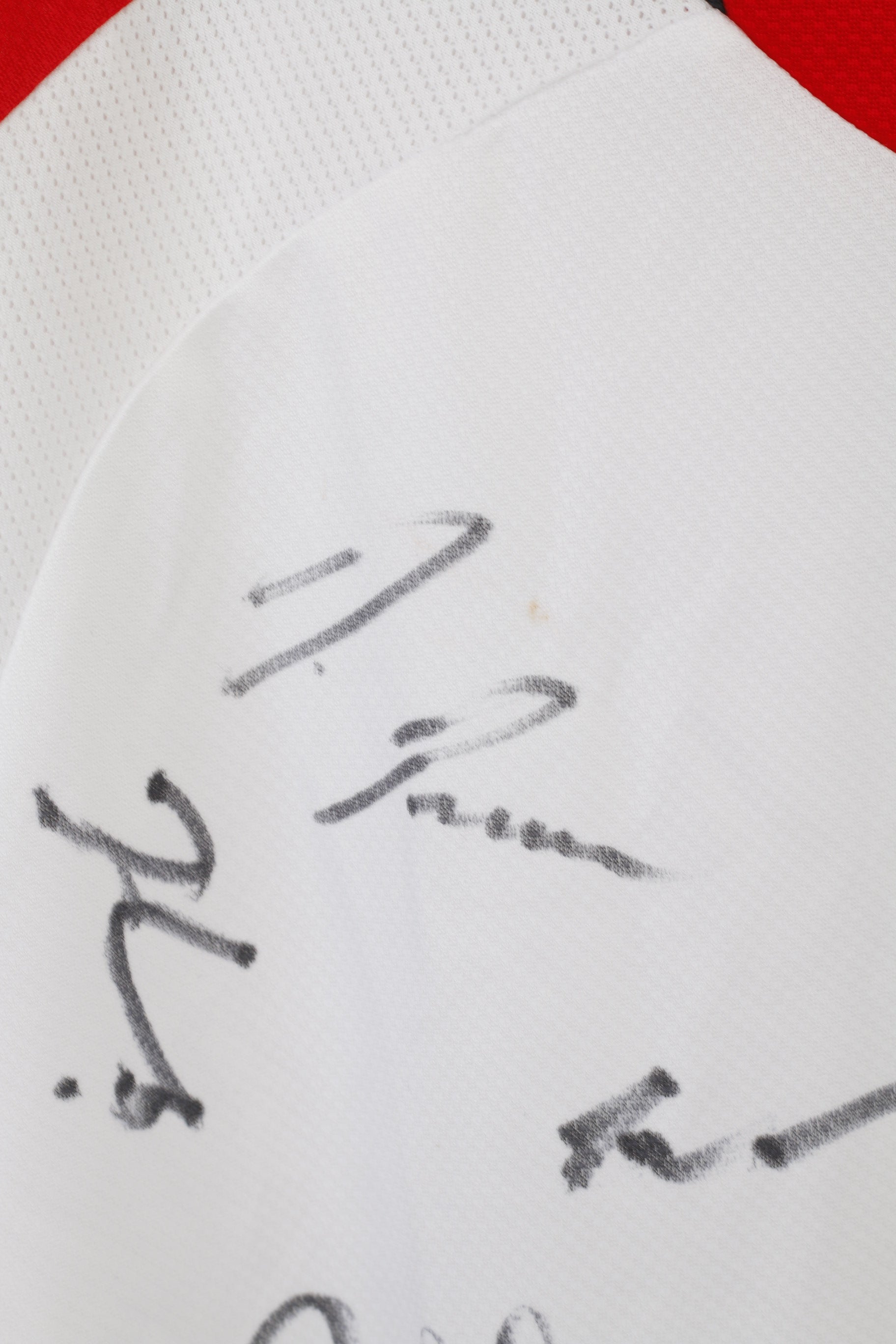 Adidas Hommes XXL Chemise Blanc 1. FCN Nuremberg Vintage Team Singned Football Jersey