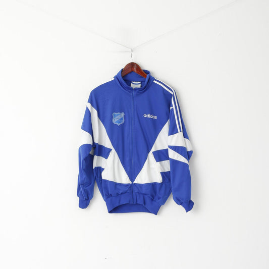 Adidas Hommes D4 166 S Sweatshirt Bleu Vintage Kleive Full Zipper Survêtement Haut