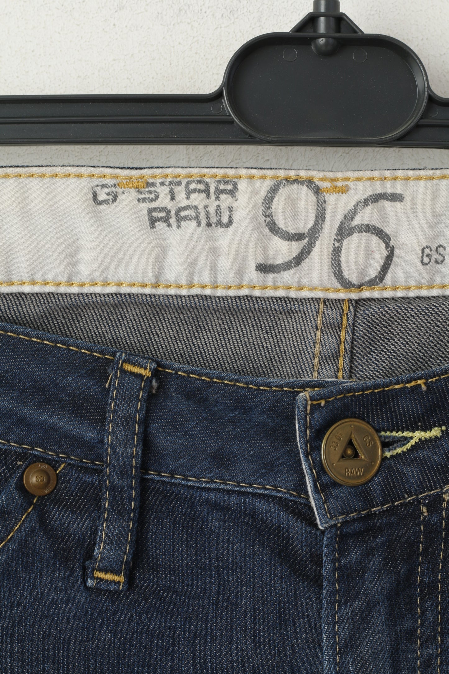 G-STAR Denim Women 29 Trousers Navy Denim Tapered Skinny Jeans Pants
